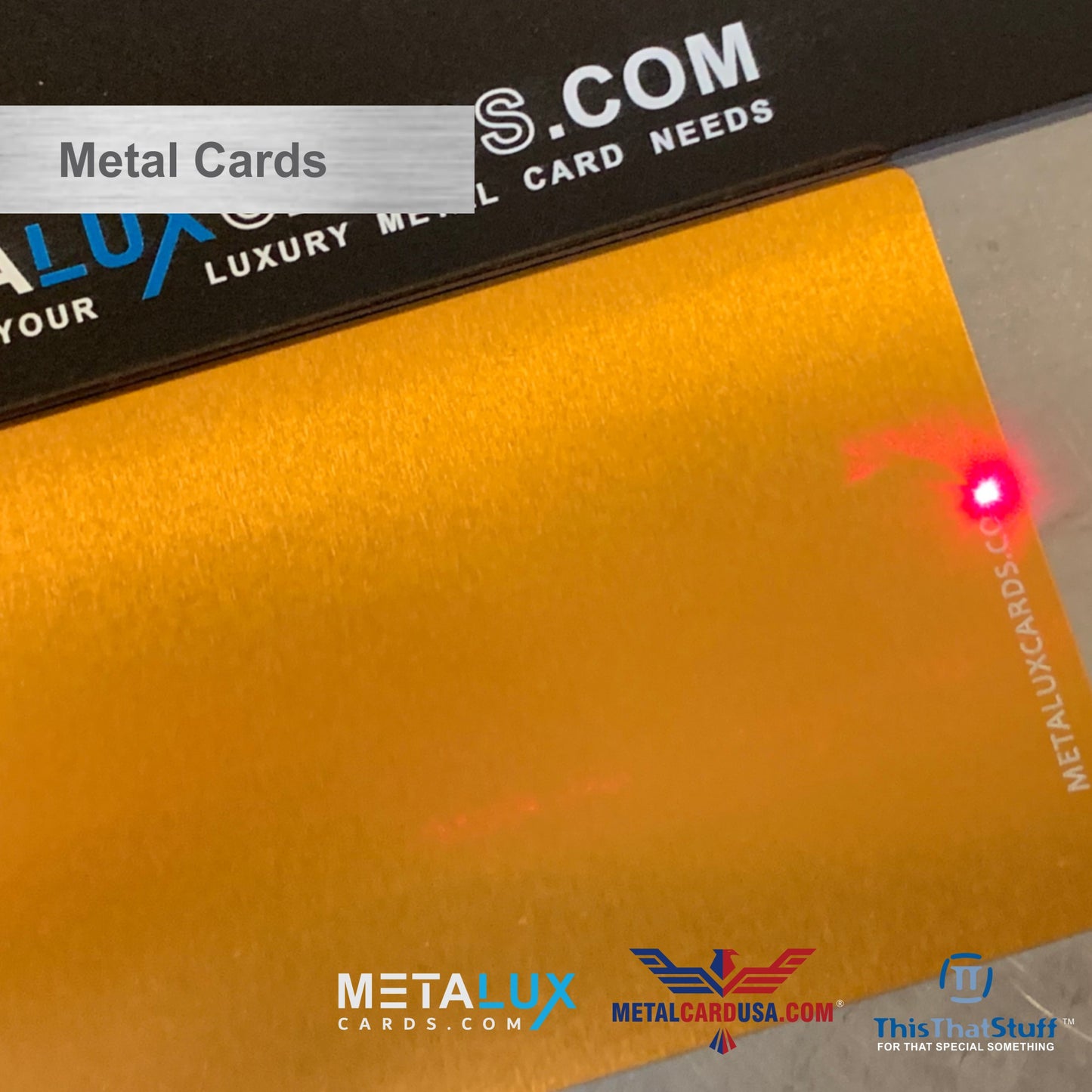 Custom Printed AluSwiss Metal Cards | Credit Card Sized | Aluminum for Membership Cards, Business Cards and Invitations