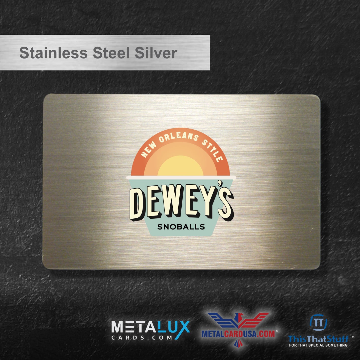 Quality Heavy Stainless Steel Business Cards - Membership - VIP Metal Cards for any event - Inhouse Graphic department