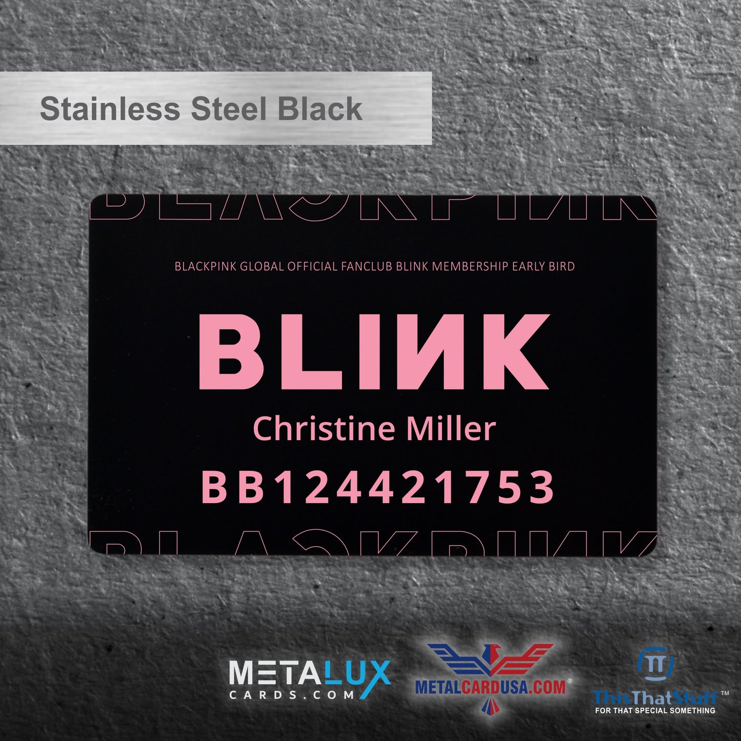 Deluxe Stainless Steel Perma-Etch Metalux Series | Membership Cards | Engraved Business Cards | VIP Cards | Gift Cards | Special Events