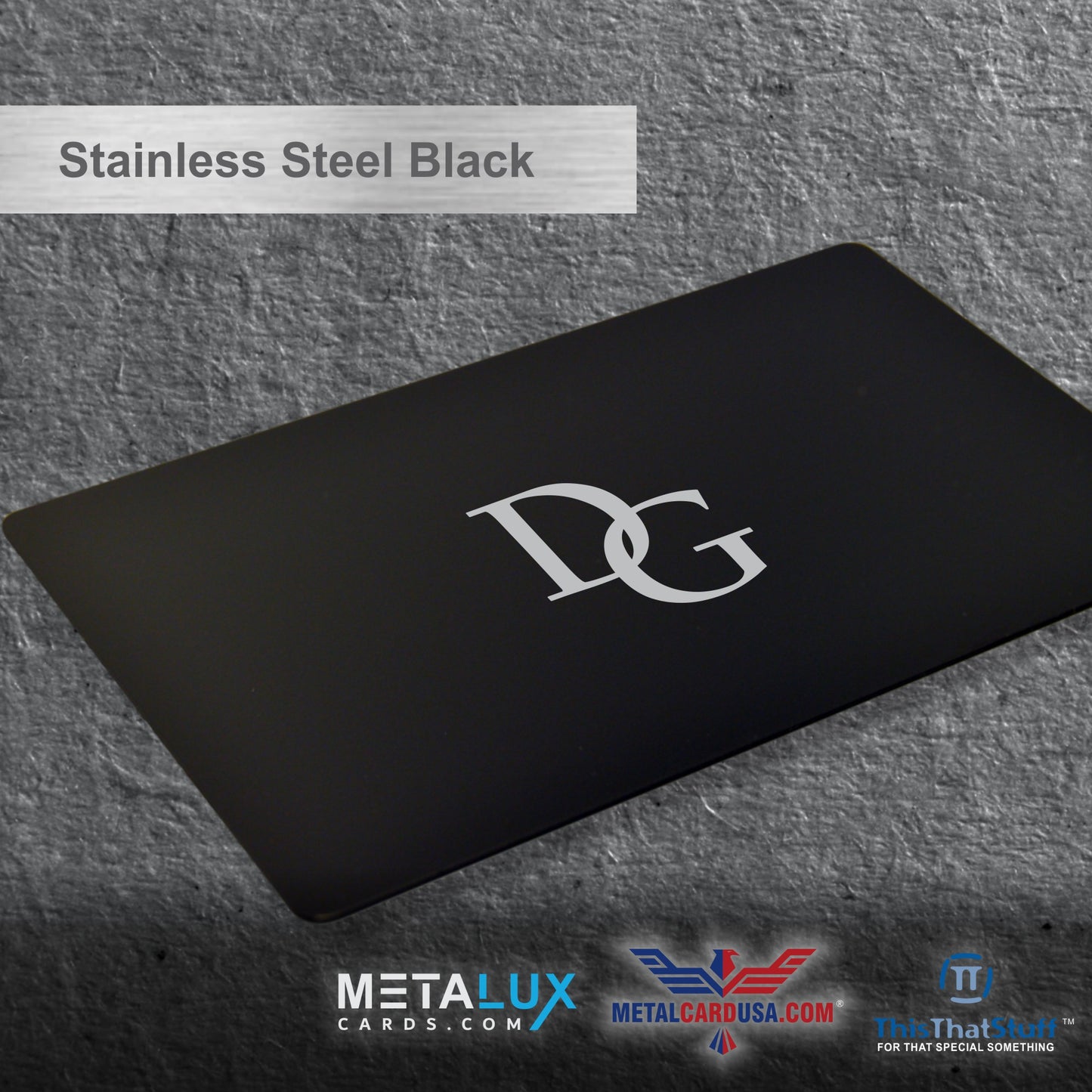 Deluxe Stainless Steel Perma-Etch Metalux Series | Membership Cards | Engraved Business Cards | VIP Cards | Gift Cards | Special Events