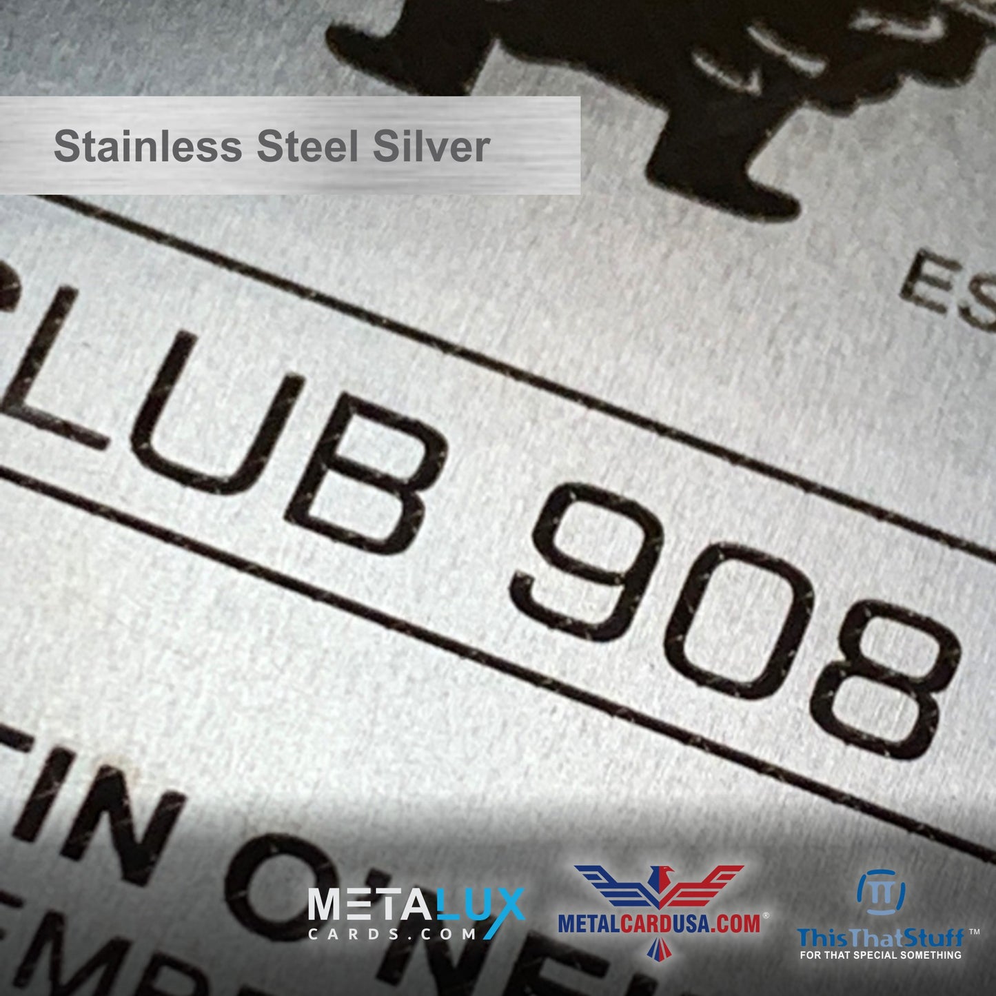 Stainless Steel Business Cards - Membership or VIP Metal Cards for any Luxury event - Quick & Easy to order with fast turnaround