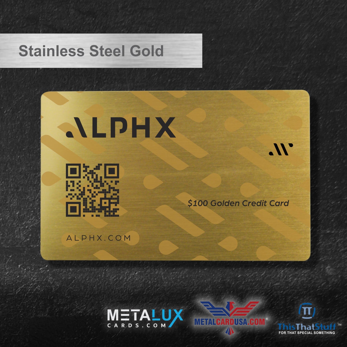 Deluxe Stainless Steel Custom Printed Metalux Series | Membership Cards | Engraved Business Cards | VIP Cards | Gift Cards | Quick Turnaround