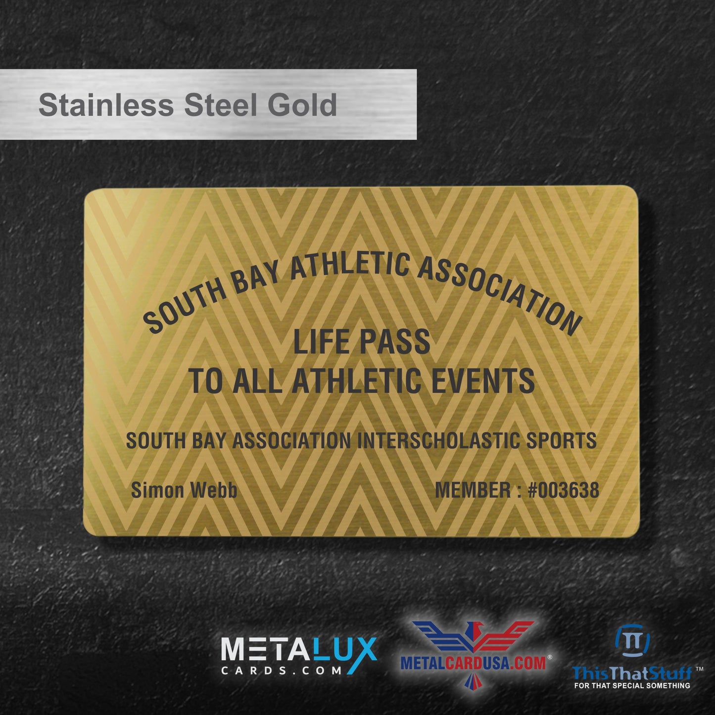 Deluxe Stainless Steel Custom Printed Metalux Series | Membership Cards | Engraved Business Cards | VIP Cards | Gift Cards | Quick Turnaround