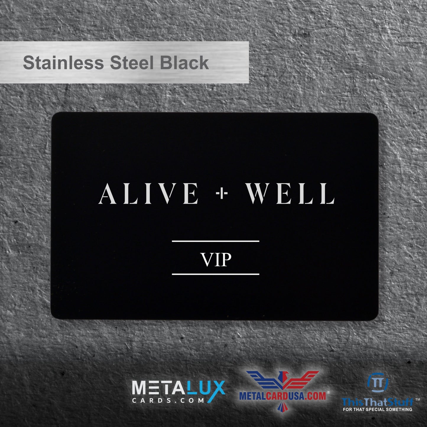 Stainless Steel Business Cards - Membership or VIP Metal Cards for any Luxury event - Quick & Easy to order with fast turnaround