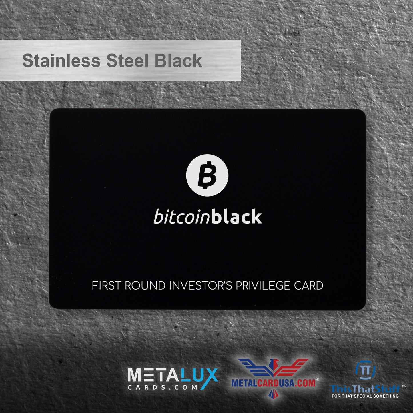 Stainless Steel Business Cards - Membership or VIP Metal Cards for any Luxury event - Quick & Easy to order with fast turnaround