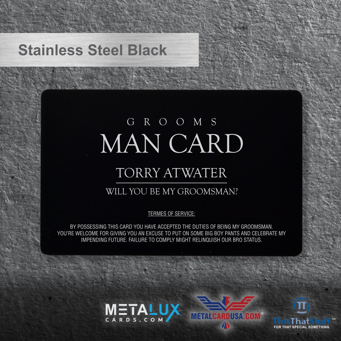 Deluxe Stainless Steel Custom Printed Metalux Series | Membership Cards | Engraved Business Cards | VIP Cards | Gift Cards | Quick Turnaround
