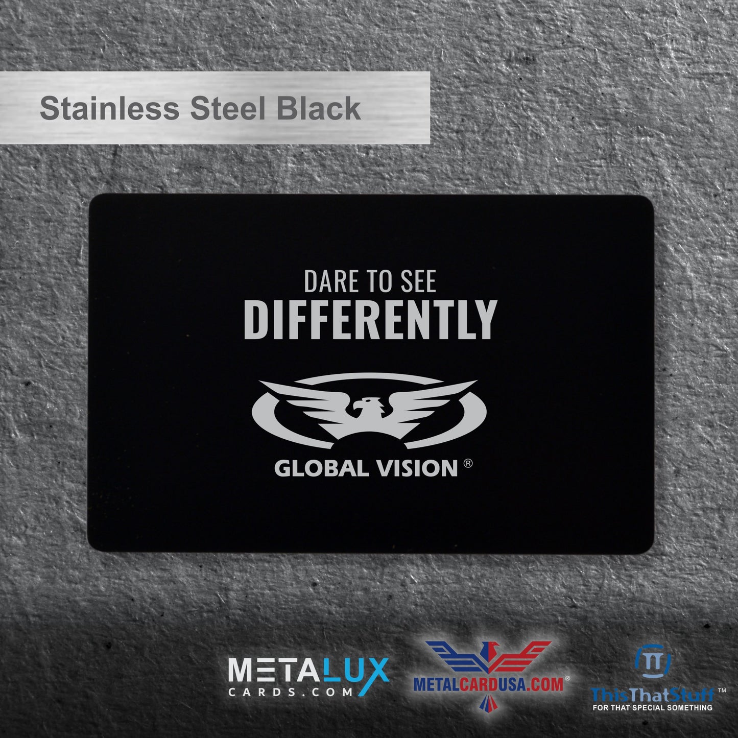 Deluxe Stainless Steel Custom Printed Metalux Series | Membership Cards | Engraved Business Cards | VIP Cards | Gift Cards | Quick Turnaround