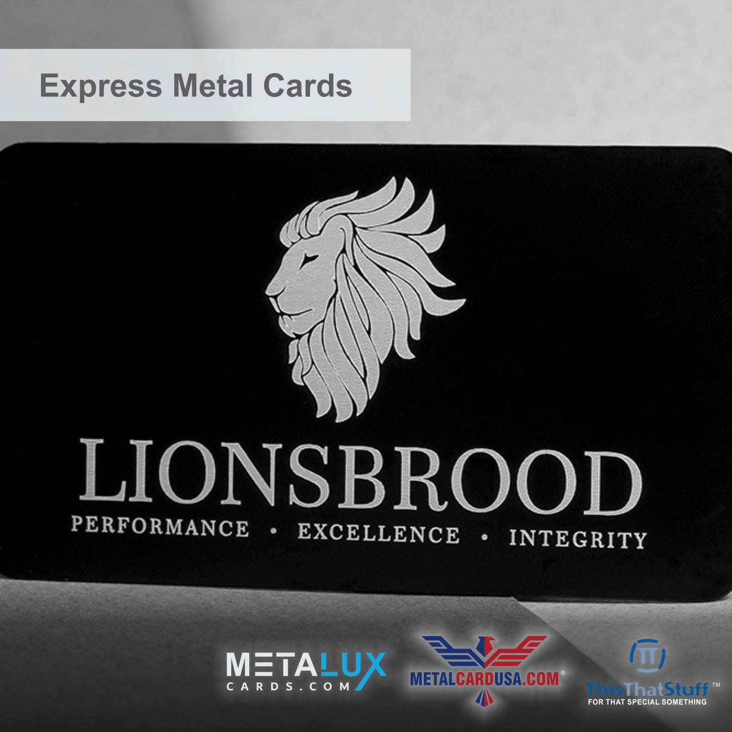 Deluxe Stainless Steel Perma-Etch Metalux Series | Membership Cards | Engraved Business Cards | VIP Cards | Gift Cards | Special Events