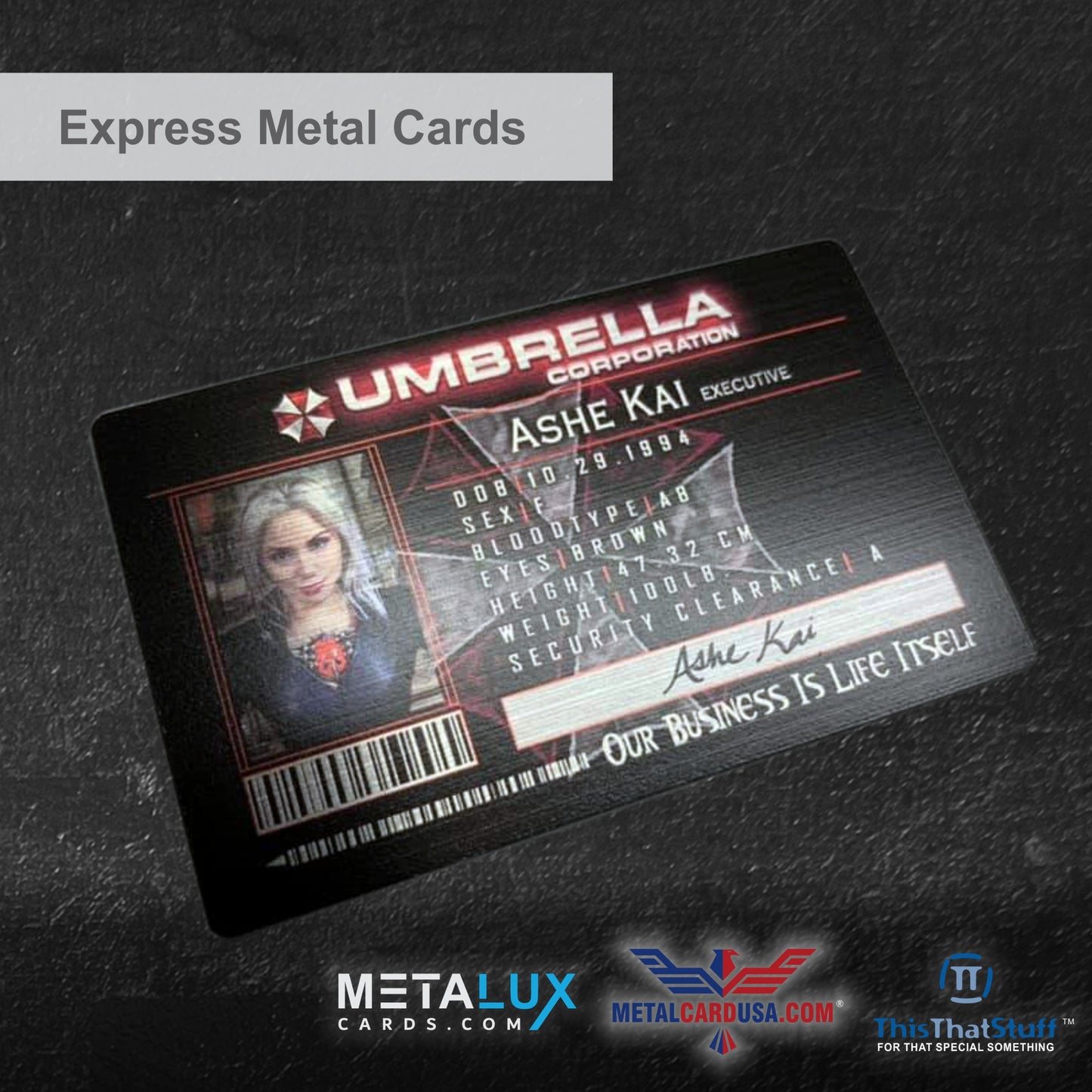 Deluxe Stainless Steel Perma-Etch Metalux Series | Membership Cards | Engraved Business Cards | VIP Cards | Gift Cards | Special Events