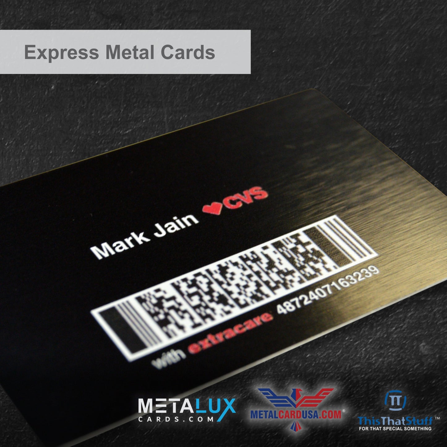 Deluxe Stainless Steel Perma-Etch Metalux Series | Membership Cards | Engraved Business Cards | VIP Cards | Gift Cards | Special Events