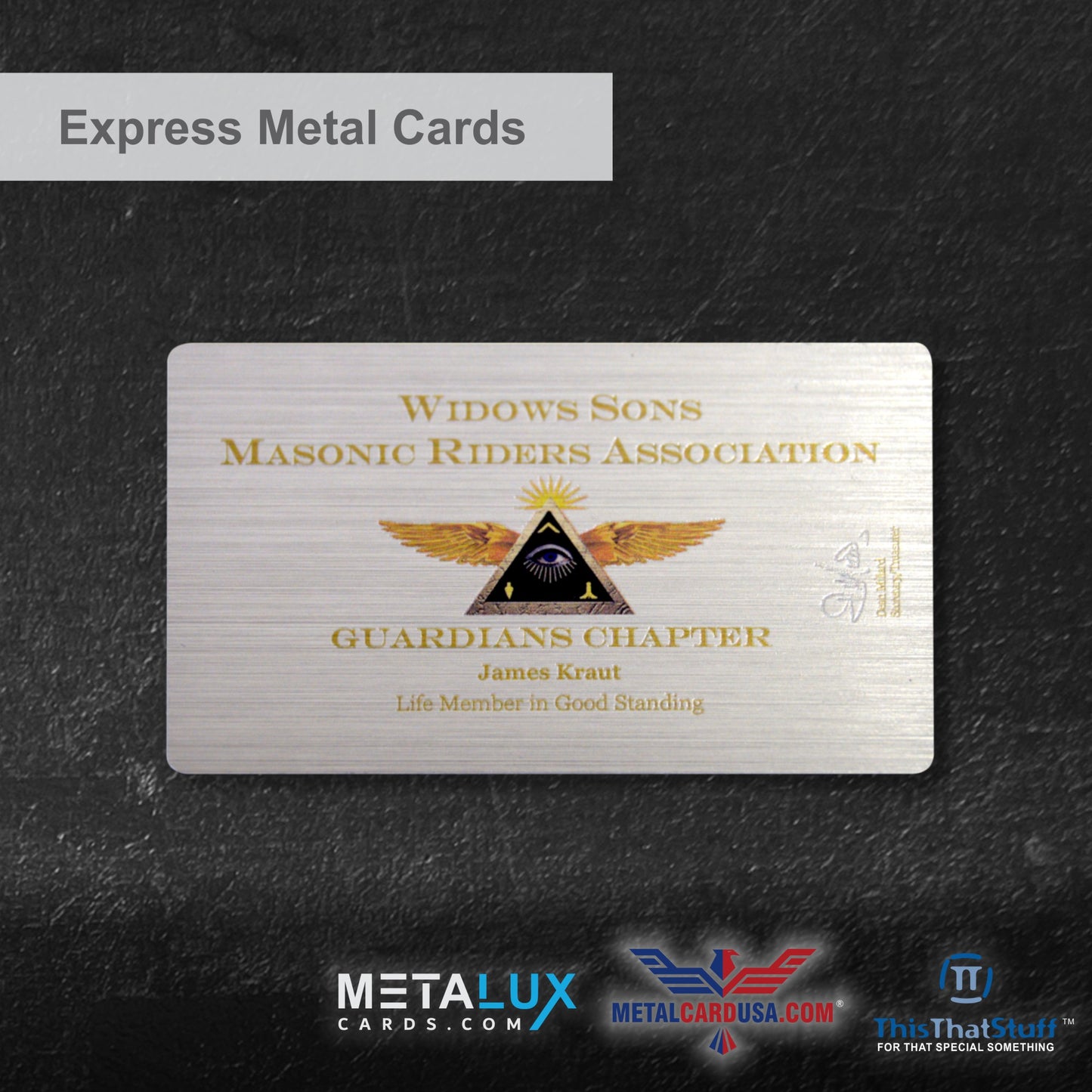 Deluxe Stainless Steel Perma-Etch Metalux Series | Membership Cards | Engraved Business Cards | VIP Cards | Gift Cards | Special Events