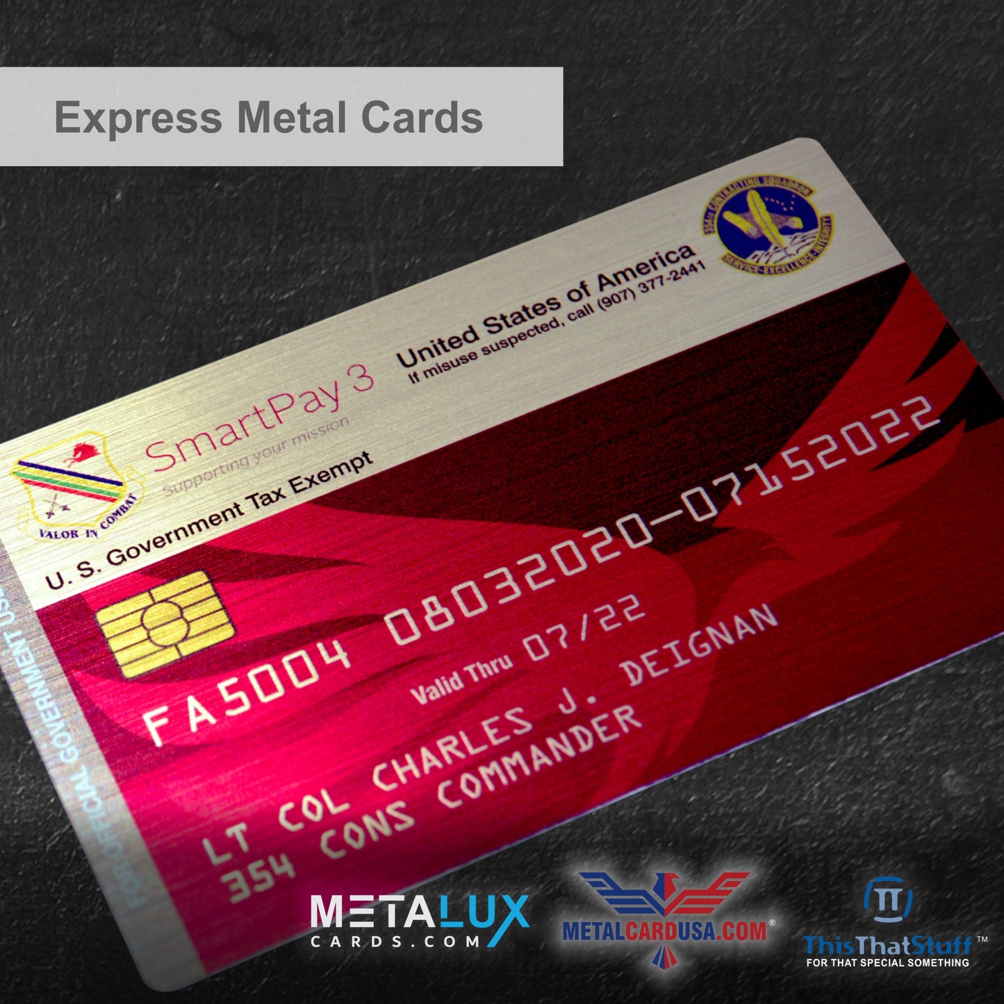 Deluxe Stainless Steel Perma-Etch Metalux Series | Membership Cards | Engraved Business Cards | VIP Cards | Gift Cards | Special Events