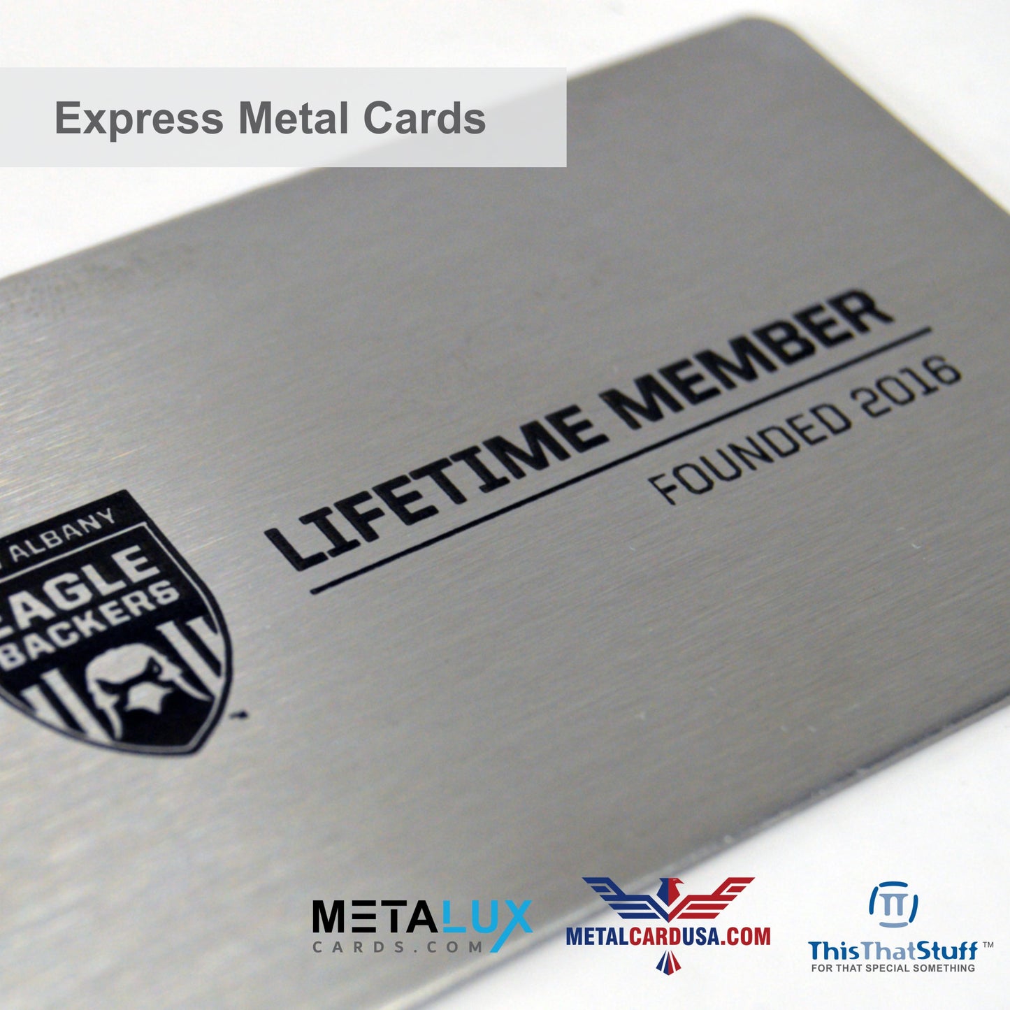 Deluxe Stainless Steel Perma-Etch Metalux Series | Membership Cards | Engraved Business Cards | VIP Cards | Gift Cards | Special Events