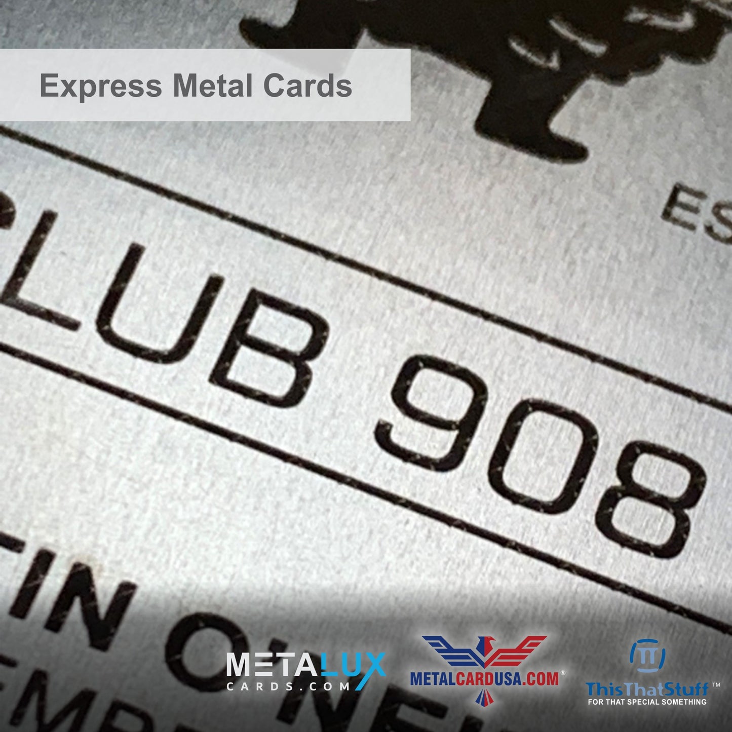 Deluxe Stainless Steel Perma-Etch Metalux Series | Membership Cards | Engraved Business Cards | VIP Cards | Gift Cards | Special Events