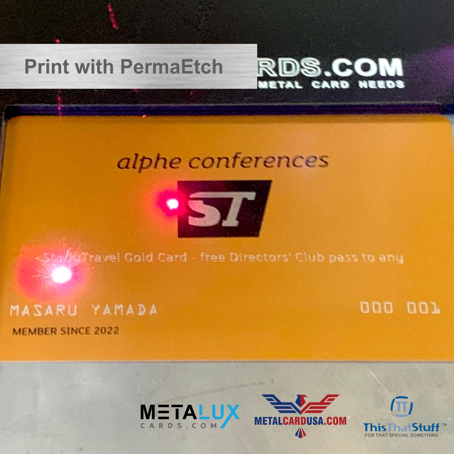Custom Printed AluSeries | Metal Business Cards | Credit Card Sized | For Membership Cards, Business Cards and Invitations