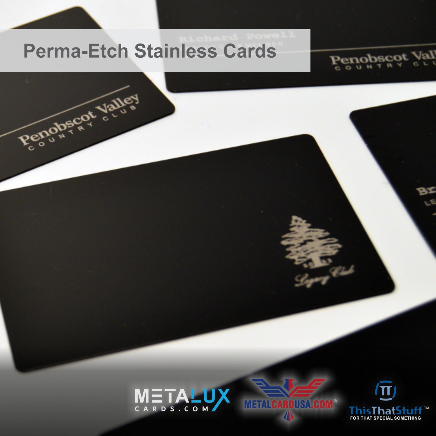 Stainless Steel Business Cards - Membership or VIP Metal Cards for any Luxury event - Quick & Easy to order with fast turnaround