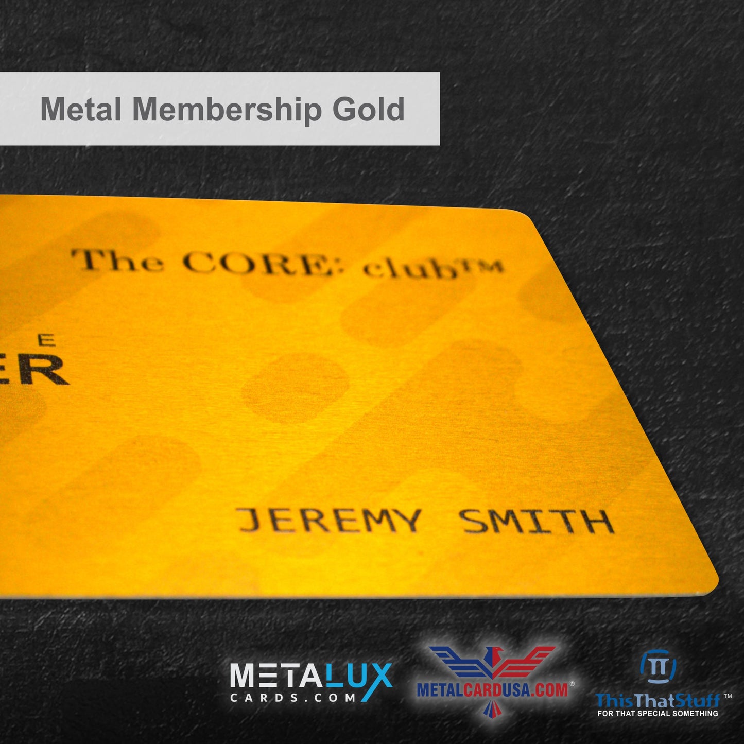 Custom Printed AluSeries Metal Cards | Credit Card Sized | Aluminum for Membership Cards, Business Cards and Invitations