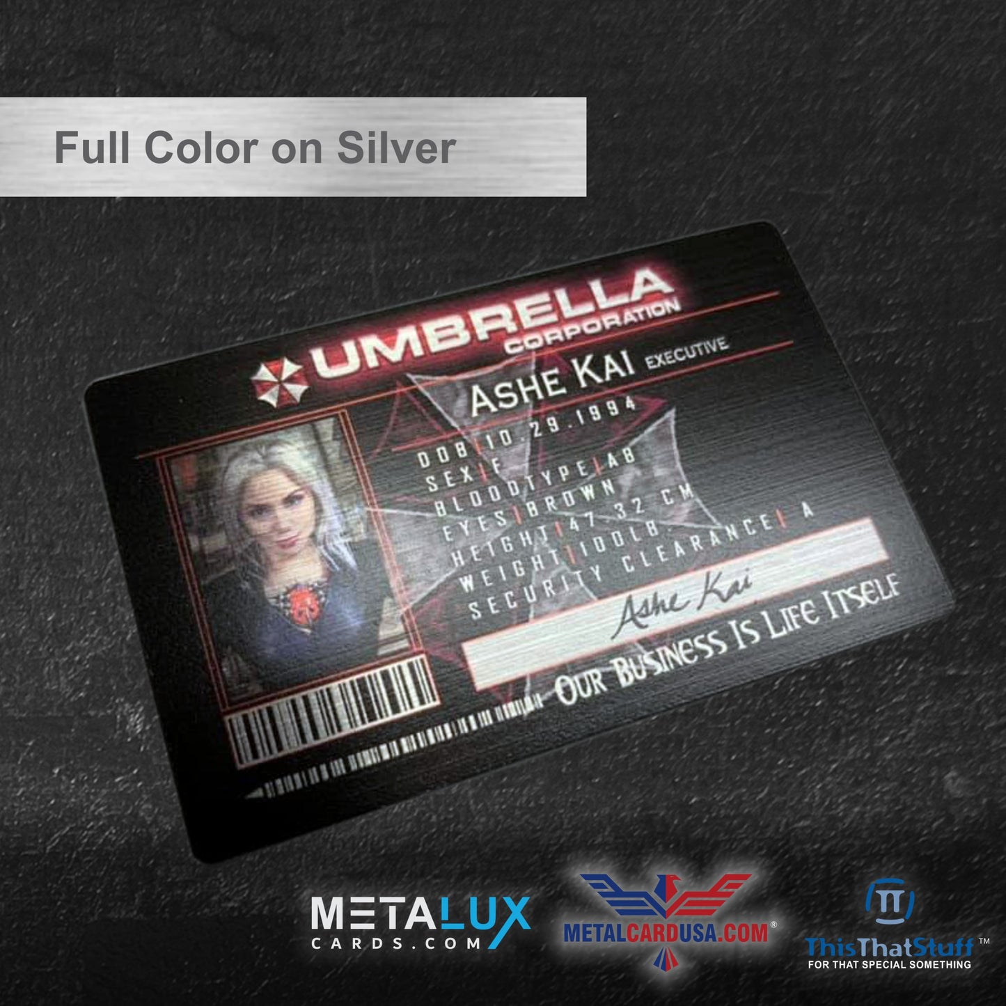Custom Printed AluSeries Metal Cards | Credit Card Sized | Aluminum for Membership Cards, Business Cards and Invitations
