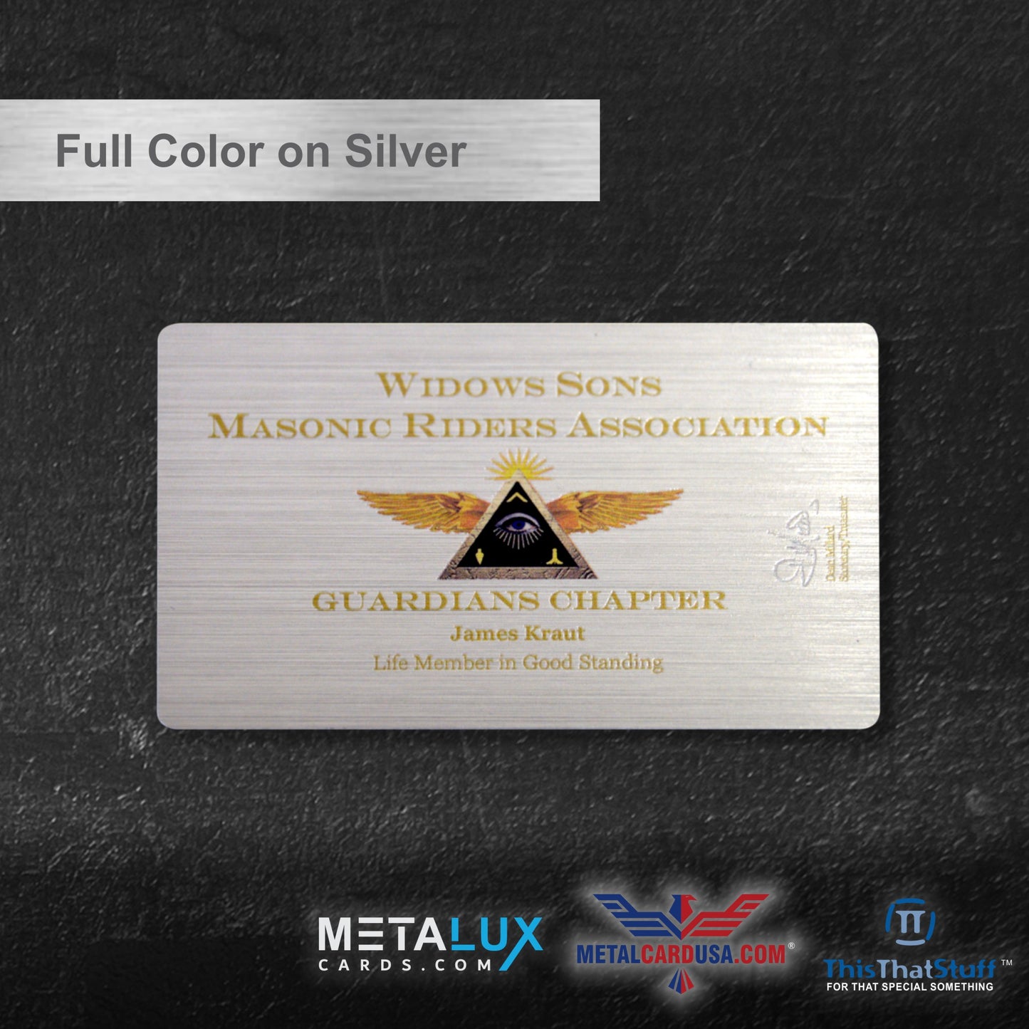 Custom Printed AluSeries | Metal Business Cards | Credit Card Sized | For Membership Cards, Business Cards and Invitations