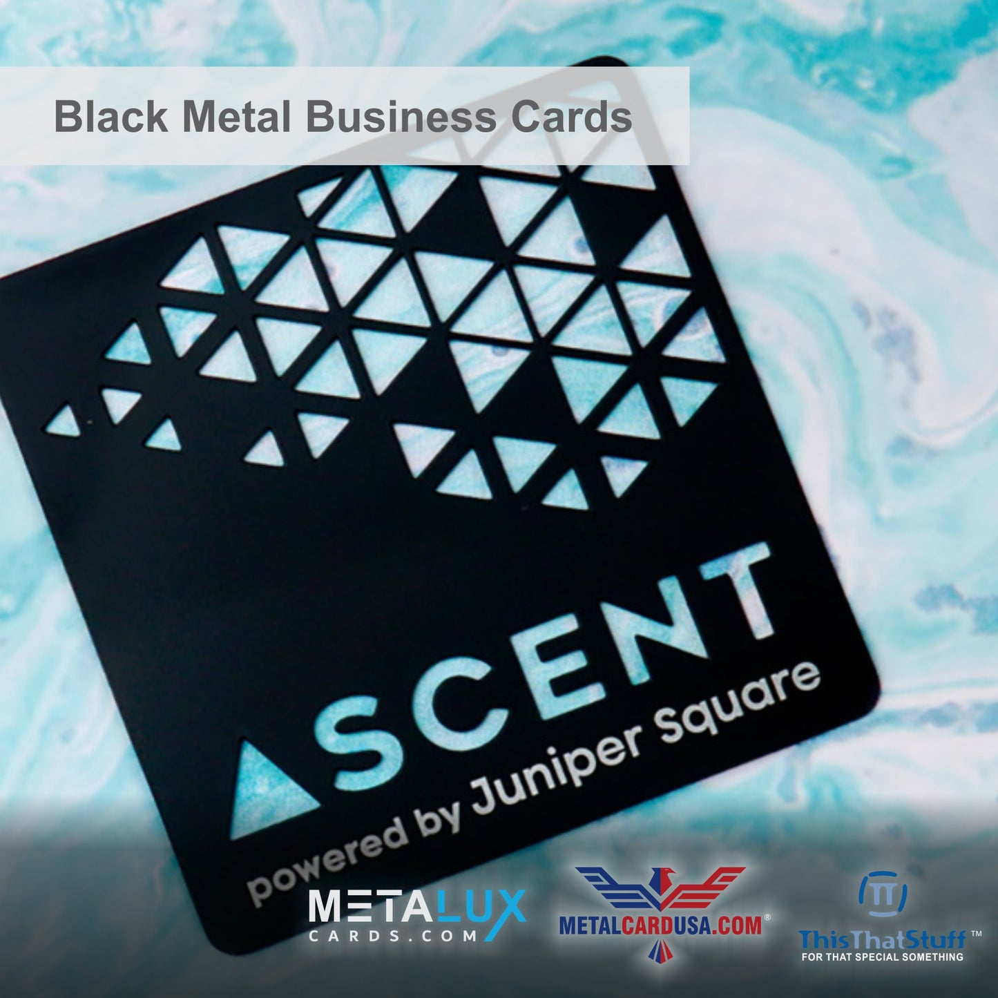 Metalux Black Metal Business Cards | Multi Color Print | Membership Cards | VIP Cards | Gift Cards | Special Events