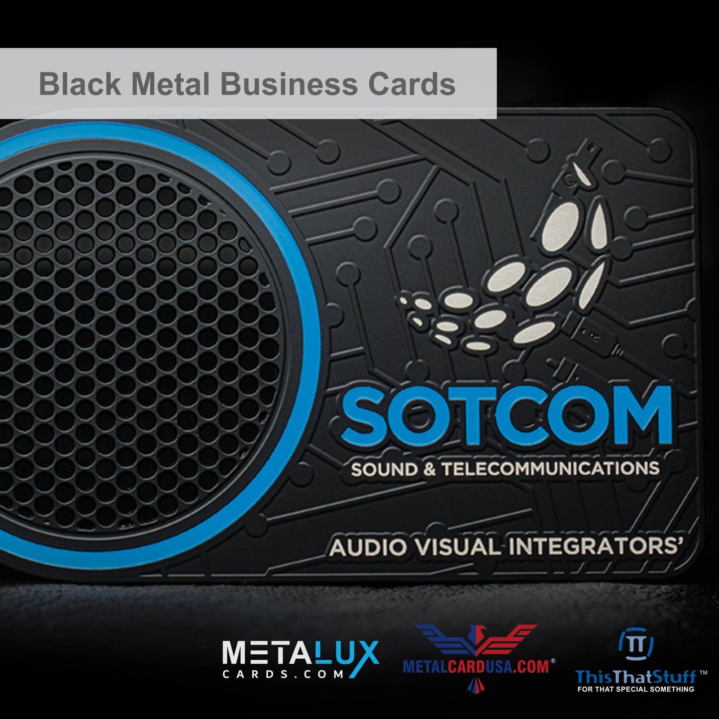 Metalux Black Metal Business Cards | Multi Color Print | Membership Cards | VIP Cards | Gift Cards | Special Events