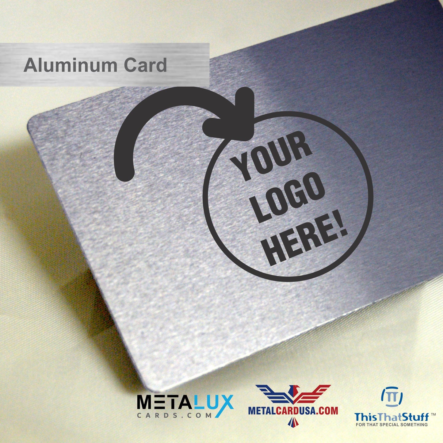 Custom Printed AluSeries | Metal Business Cards | Credit Card Sized | For Membership Cards, Business Cards and Invitations