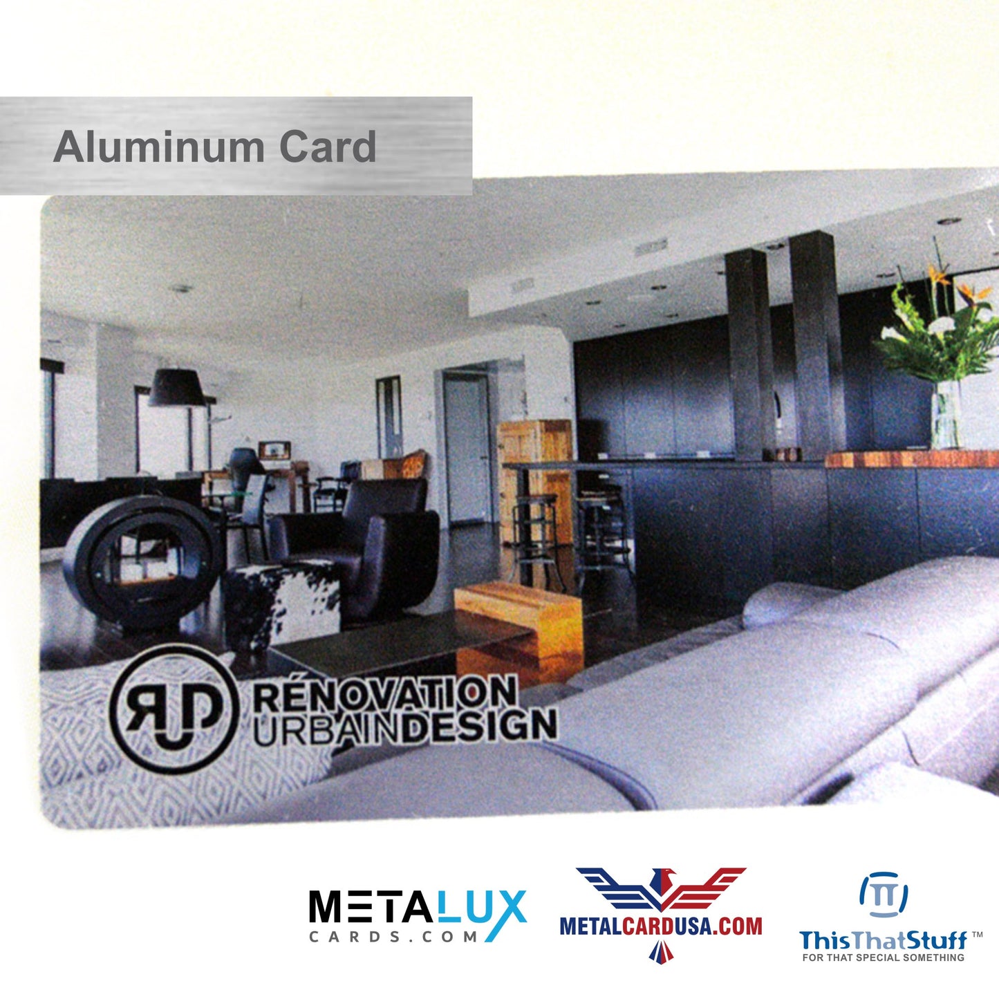 Custom Printed AluSeries | Metal Business Cards | Credit Card Sized | For Membership Cards, Business Cards and Invitations