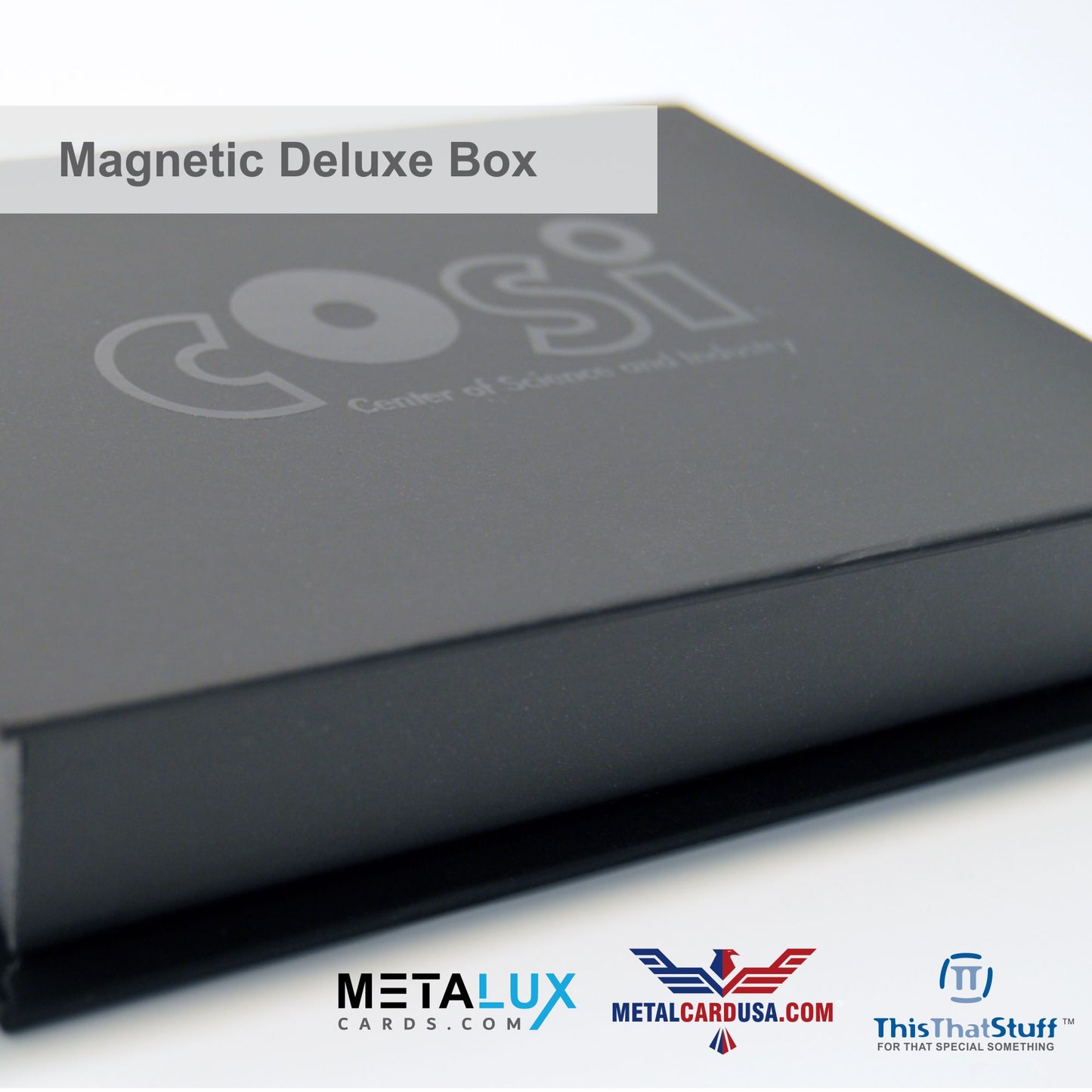 Bulk Order - Deluxe Monaco Magnetic Boxes Card Holder – Holds our high end Metal Cards – For Custom Printing