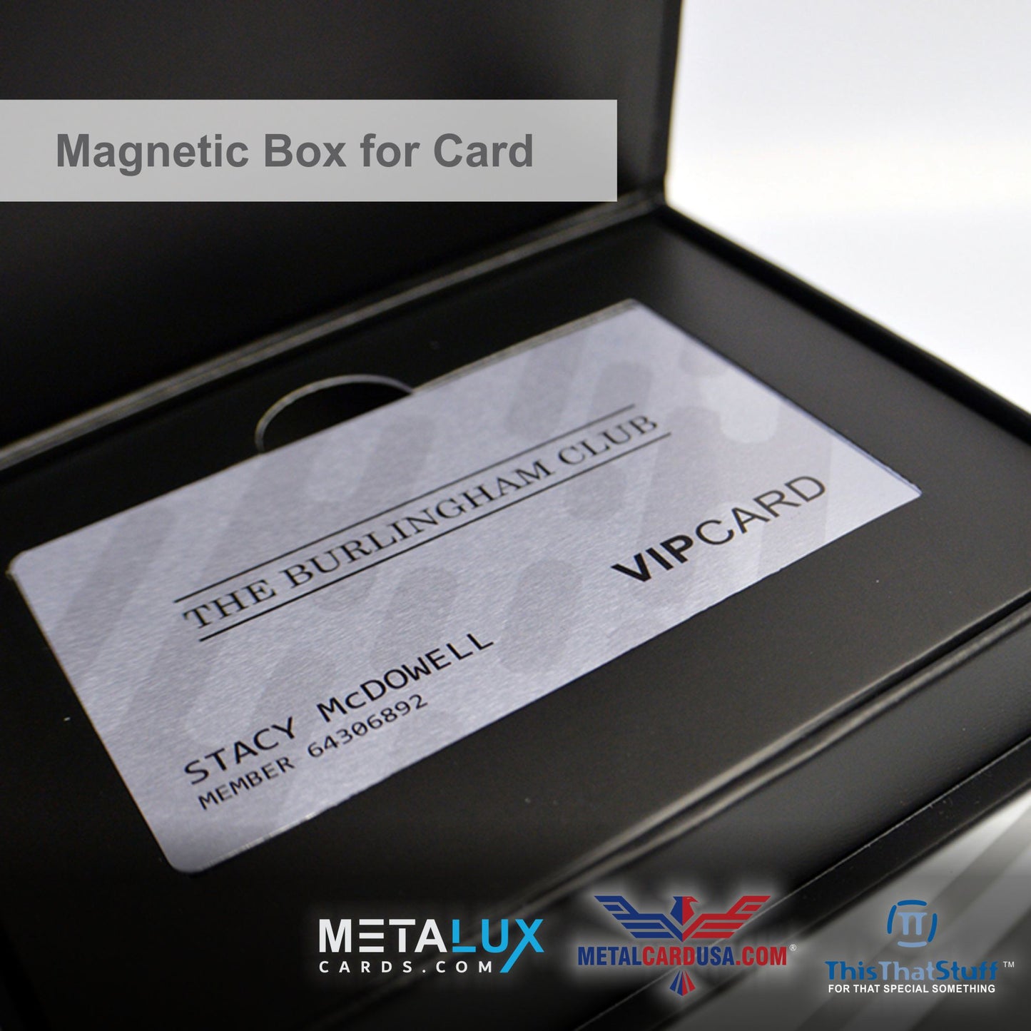 Bulk Order - Deluxe Monaco Magnetic Boxes Card Holder – Holds our high end Metal Cards – For Custom Printing