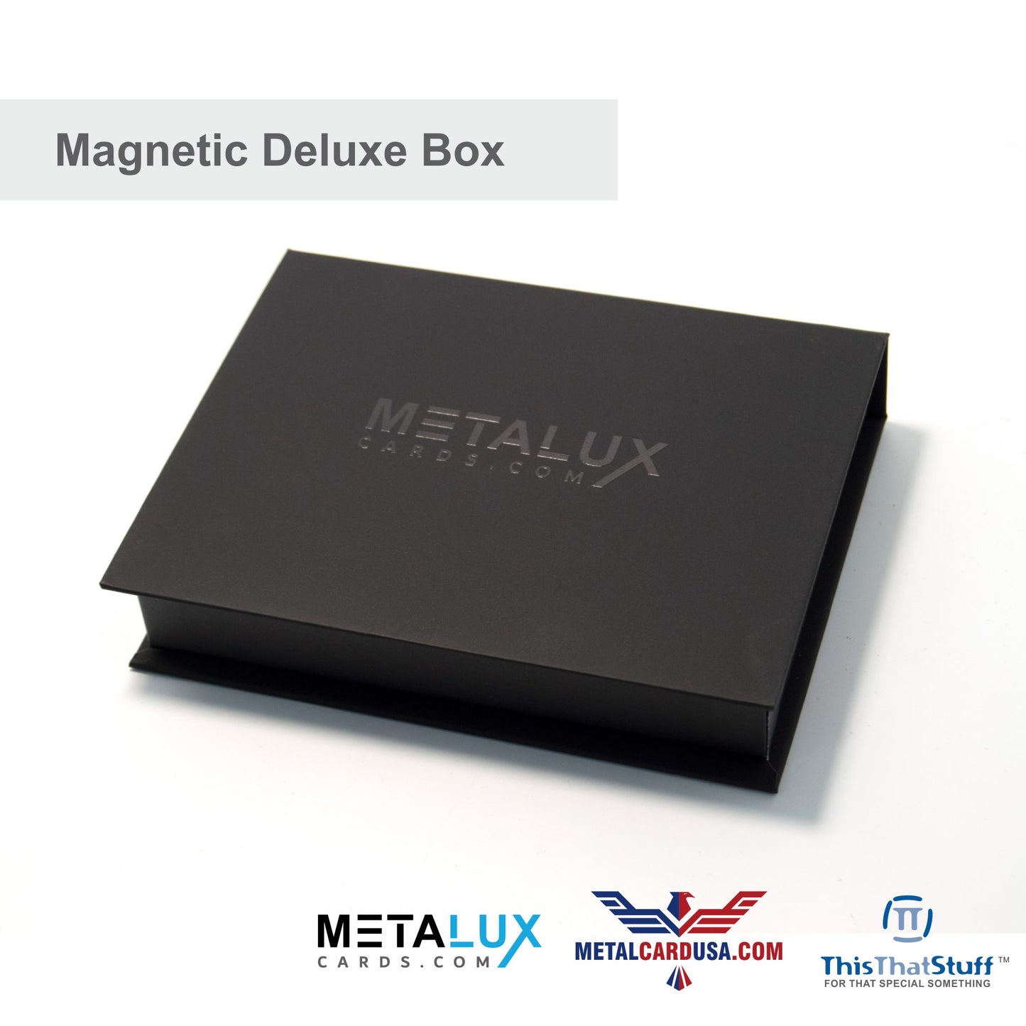 Bulk Order - Deluxe Monaco Magnetic Boxes Card Holder – Holds our high end Metal Cards – For Custom Printing