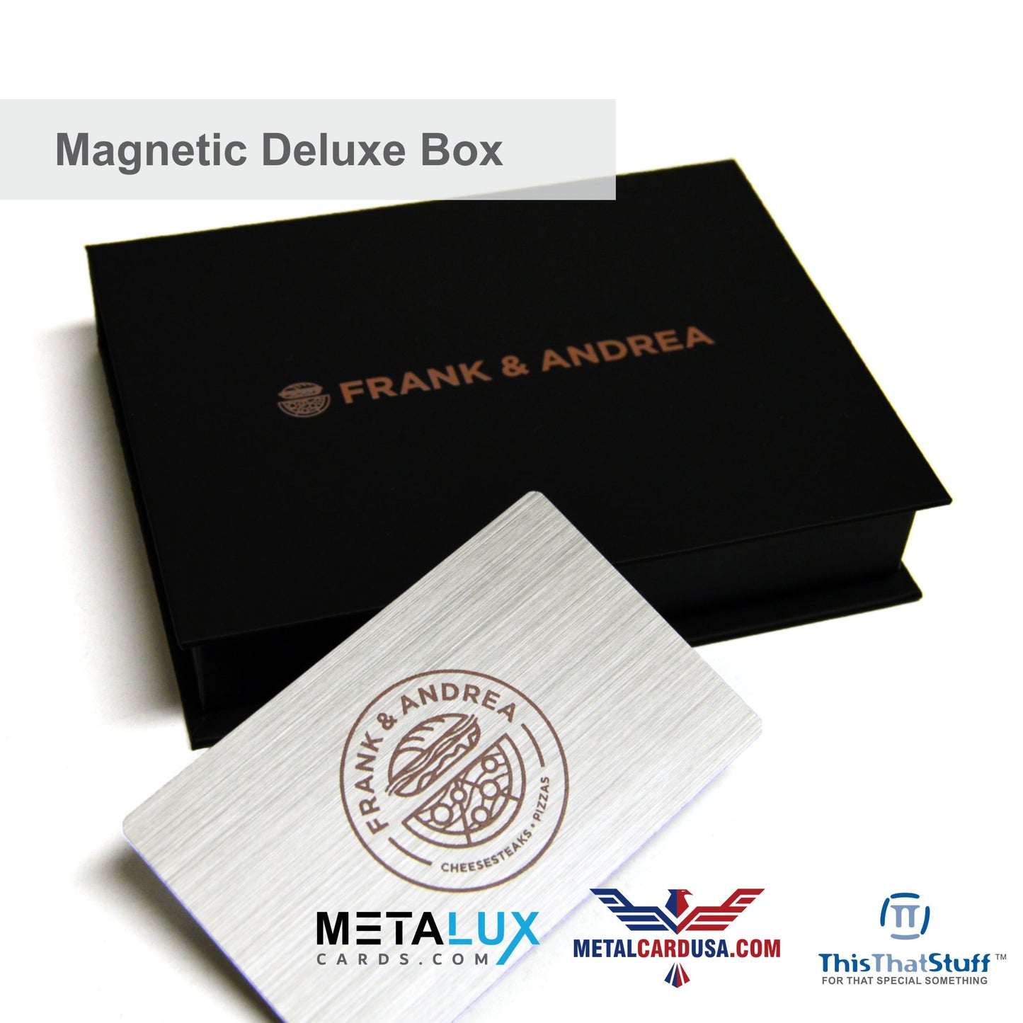 Bulk Order - Deluxe Monaco Magnetic Boxes Card Holder – Holds our high end Metal Cards – For Custom Printing