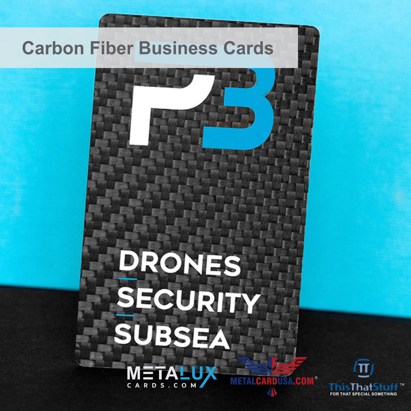 Metalux Carbon Fiber Business Cards | Membership Cards | VIP Cards | Gift Cards | Special Events