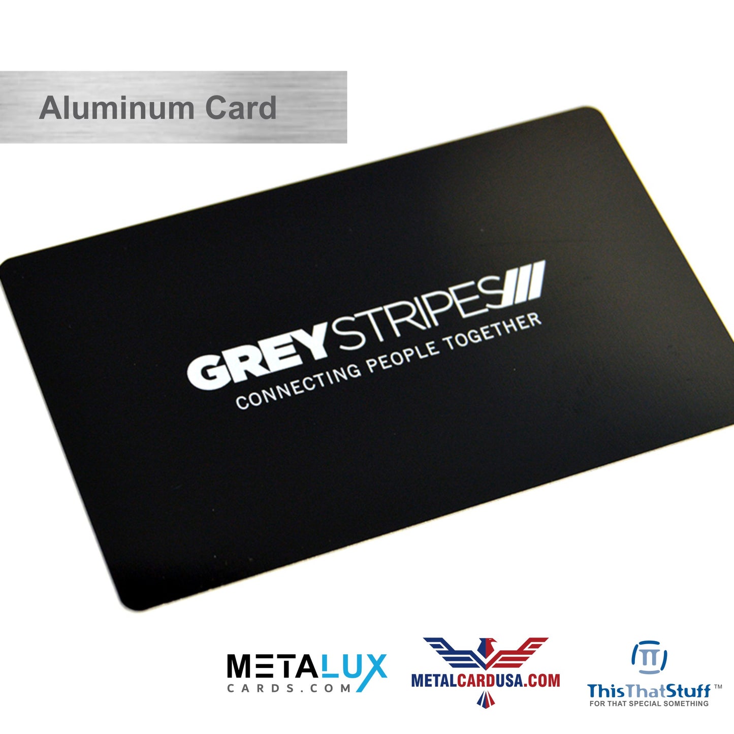 Custom Printed AluSeries Metal Cards | Credit Card Sized | Aluminum for Membership Cards, Business Cards and Invitations