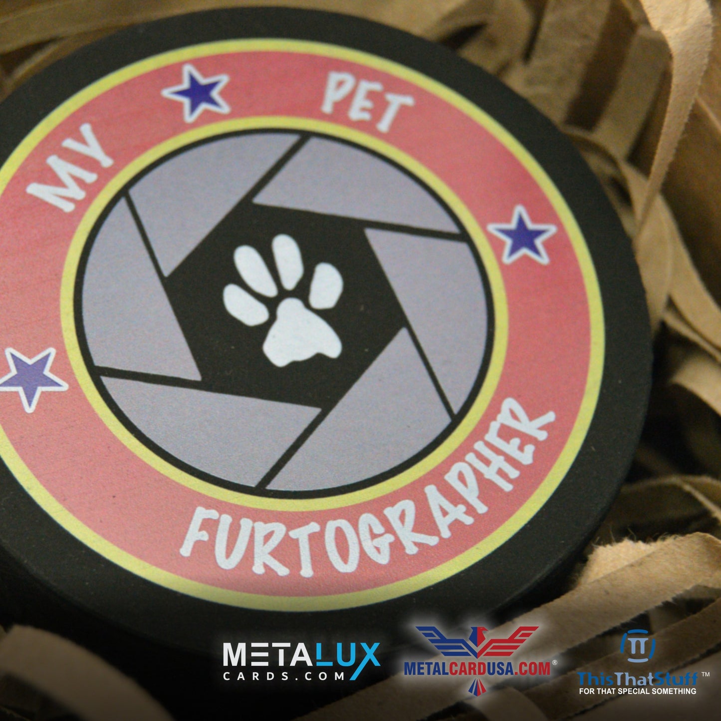 Corporate Custom Designed Hockey Puck | Printed on an Official Weight and Size Regulated Puck