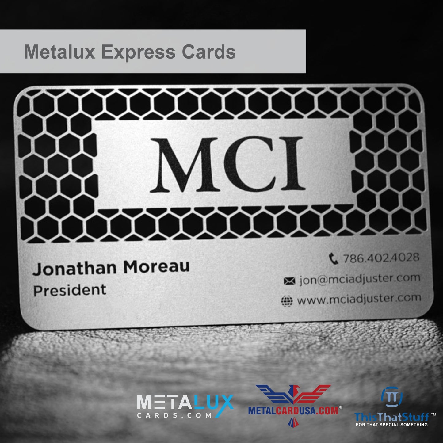 Metalux Express Metal Business Cards | Membership Cards | VIP Cards | Gift Cards | Special Events | Production 10 Business Days