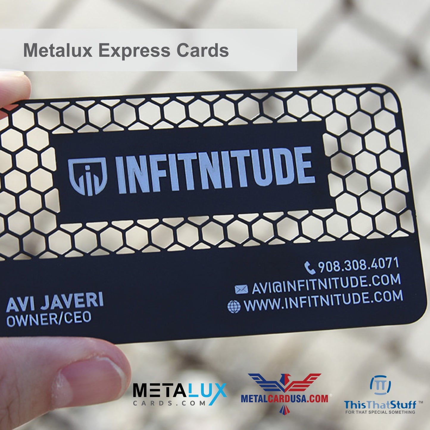 Metalux Express Metal Business Cards | Membership Cards | VIP Cards | Gift Cards | Special Events | Production 10 Business Days