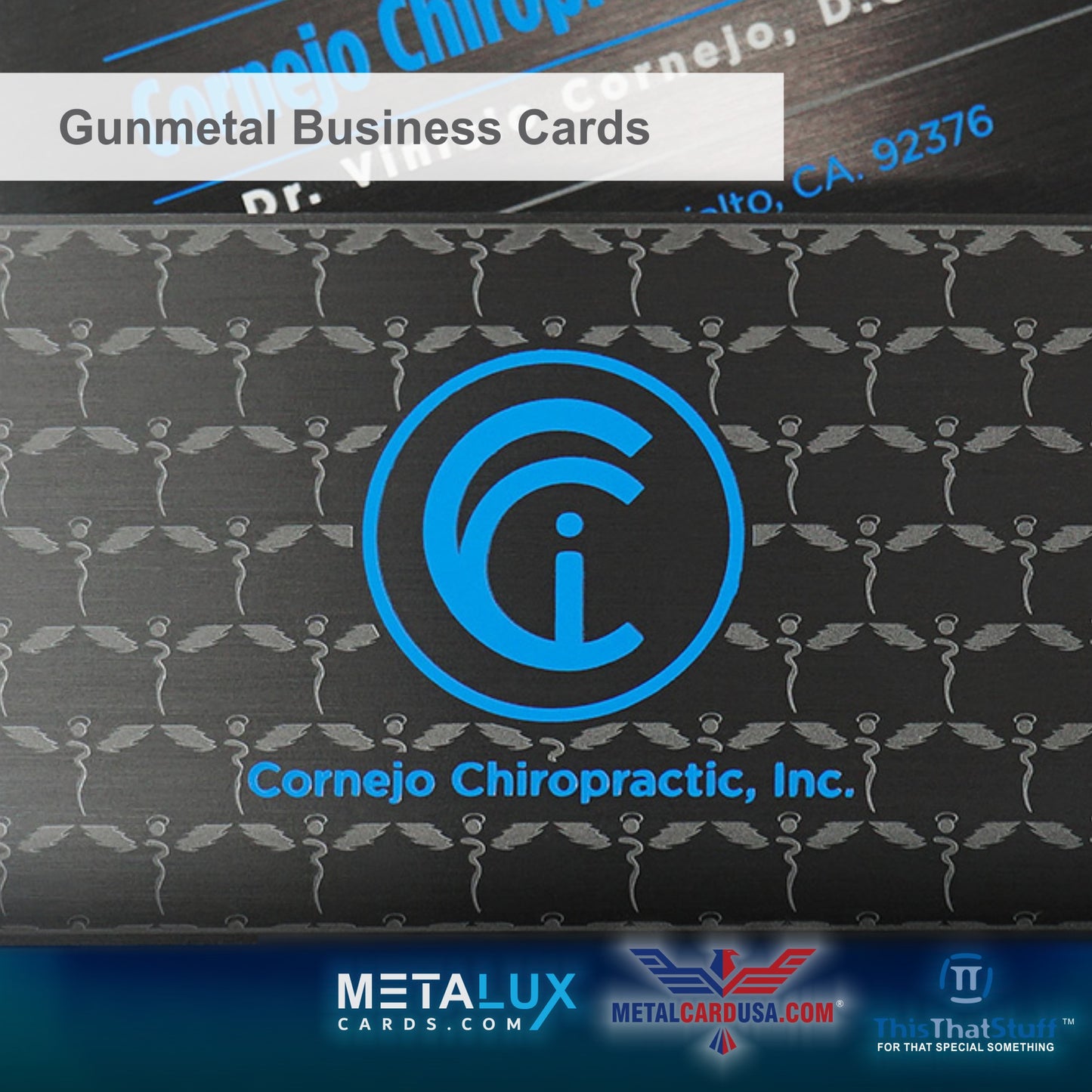 Metalux Gunmetal Business Cards | Membership Cards | VIP Cards | Gift Cards | Special Events