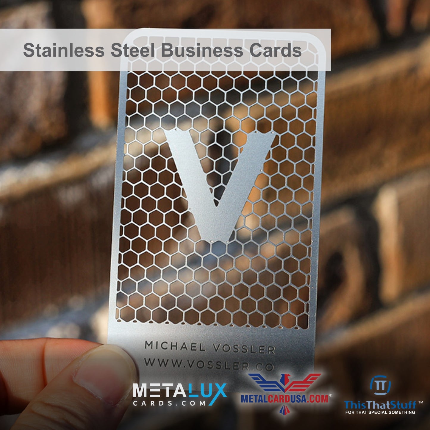 Metalux Stainless Steel Business Cards | Multi Color Print | Membership Cards | VIP Cards | Gift Cards | Special Events