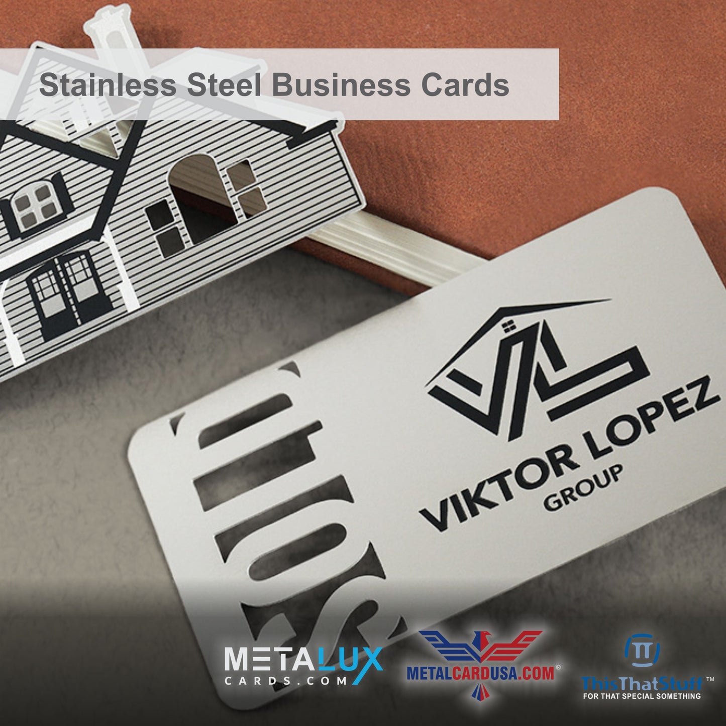 Metalux Stainless Steel Business Cards | Multi Color Print | Membership Cards | VIP Cards | Gift Cards | Special Events