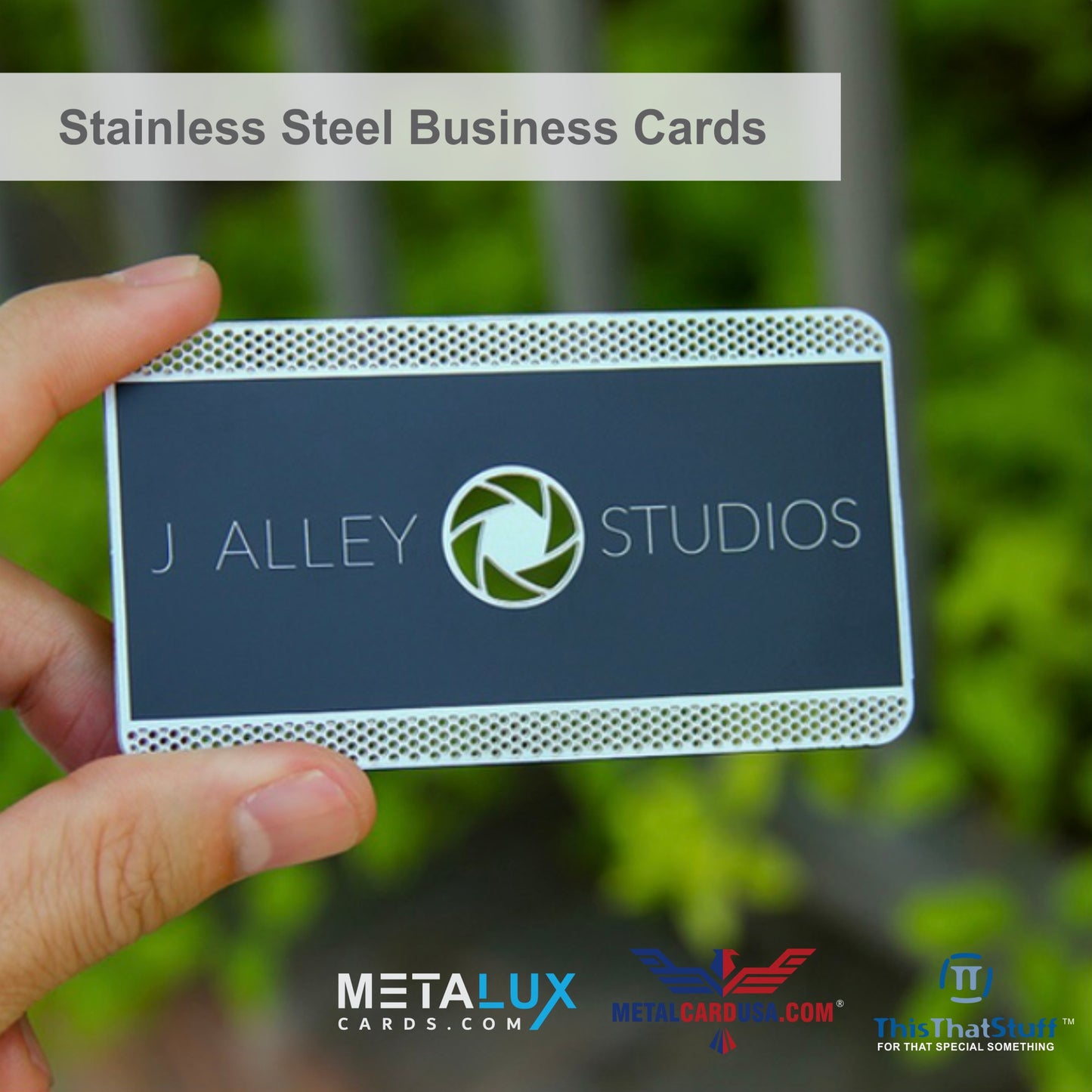 Metalux Stainless Steel Business Cards | Multi Color Print | Membership Cards | VIP Cards | Gift Cards | Special Events