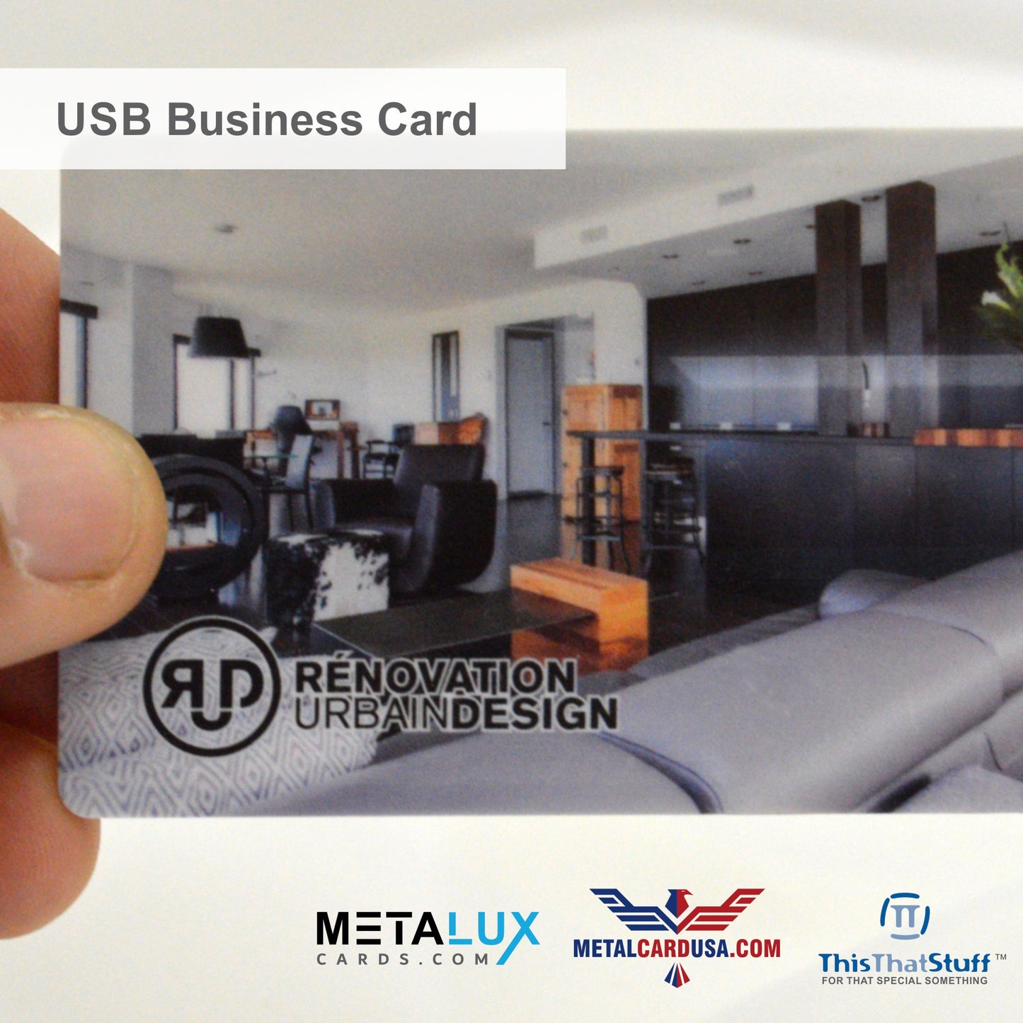 USB Memory Stick Flash Drive Wallet Size | USB Business Card Custom Printed with anything you would like, from Wedding to Corporate