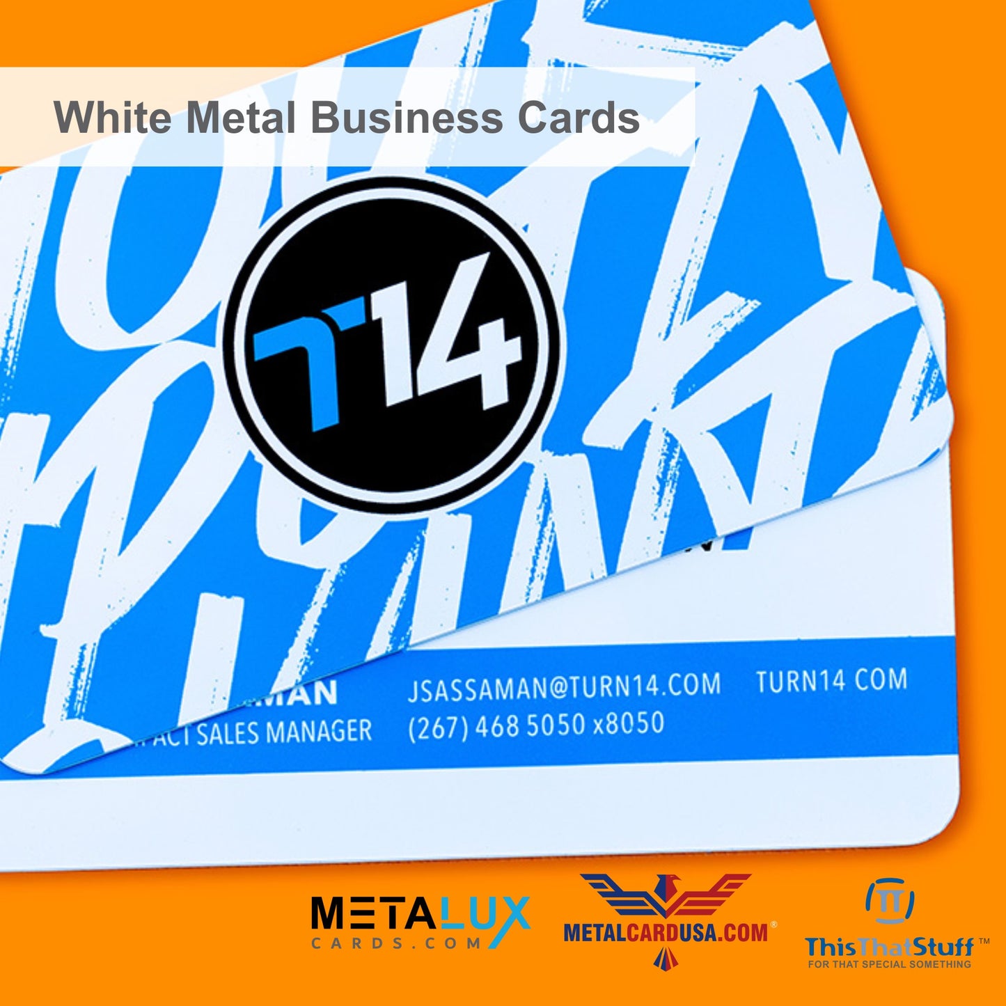 Metalux White Metal Business Cards | Membership Cards | VIP Cards | Gift Cards | Special Events