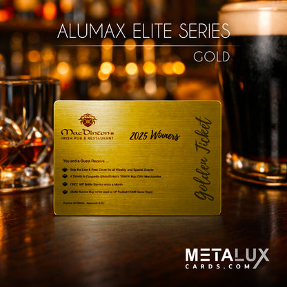 AluMax Elite Series | Founder Cards | Membership Cards | VIP Cards | Special Events