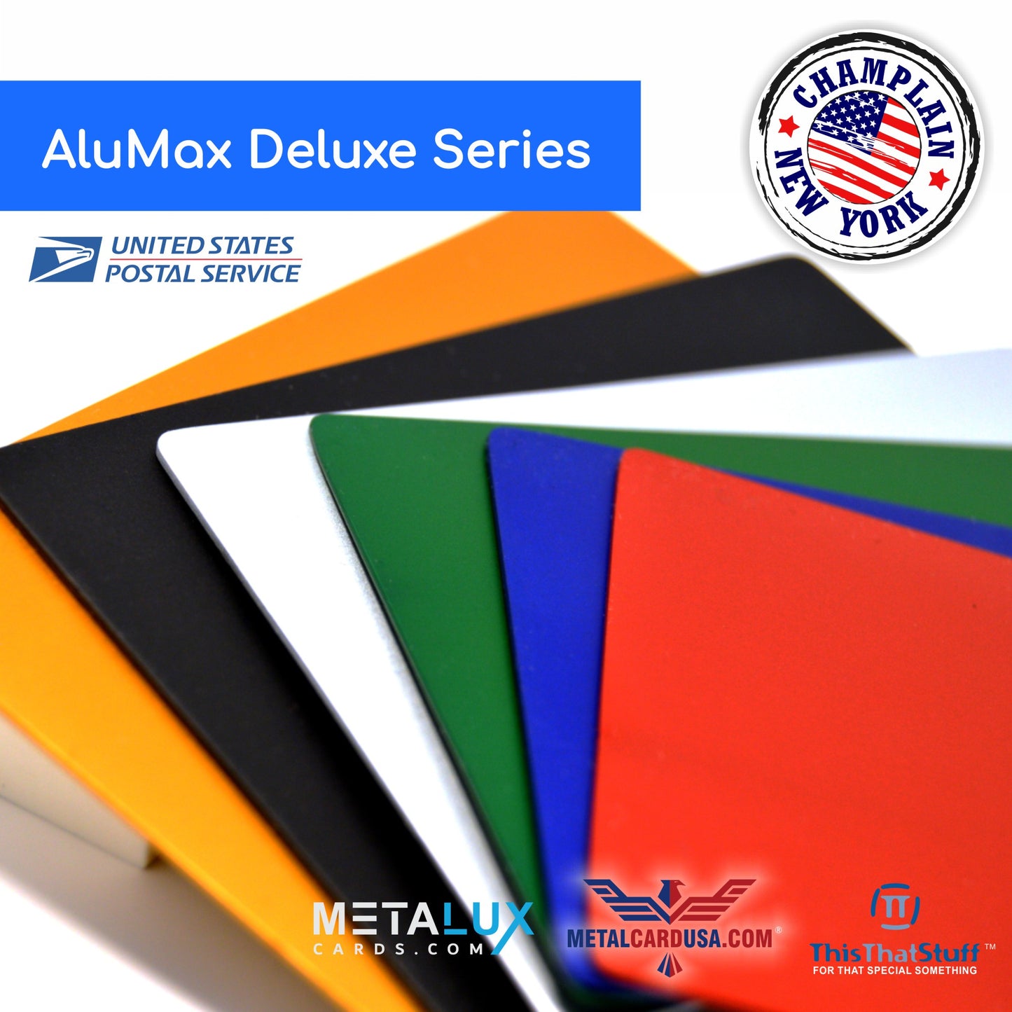 THICK 0.8mm Anodized Aluminum Blanks Credit Card Size | Wholesale Blanks | Individually Packed AluMax Series