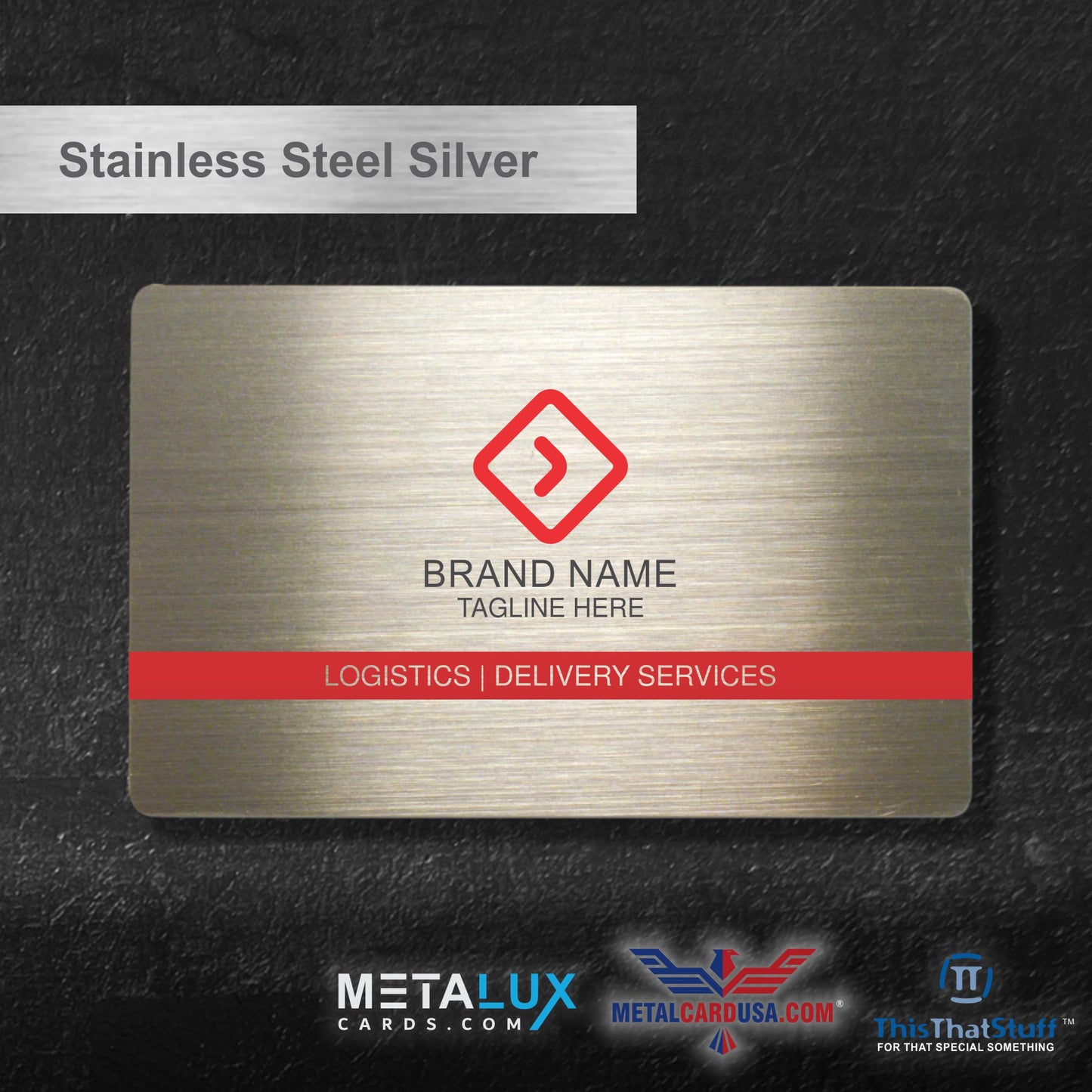 Deluxe Stainless Steel Perma-Etch Metalux Series | Membership Cards | Engraved Business Cards | VIP Cards | Gift Cards | Special Events