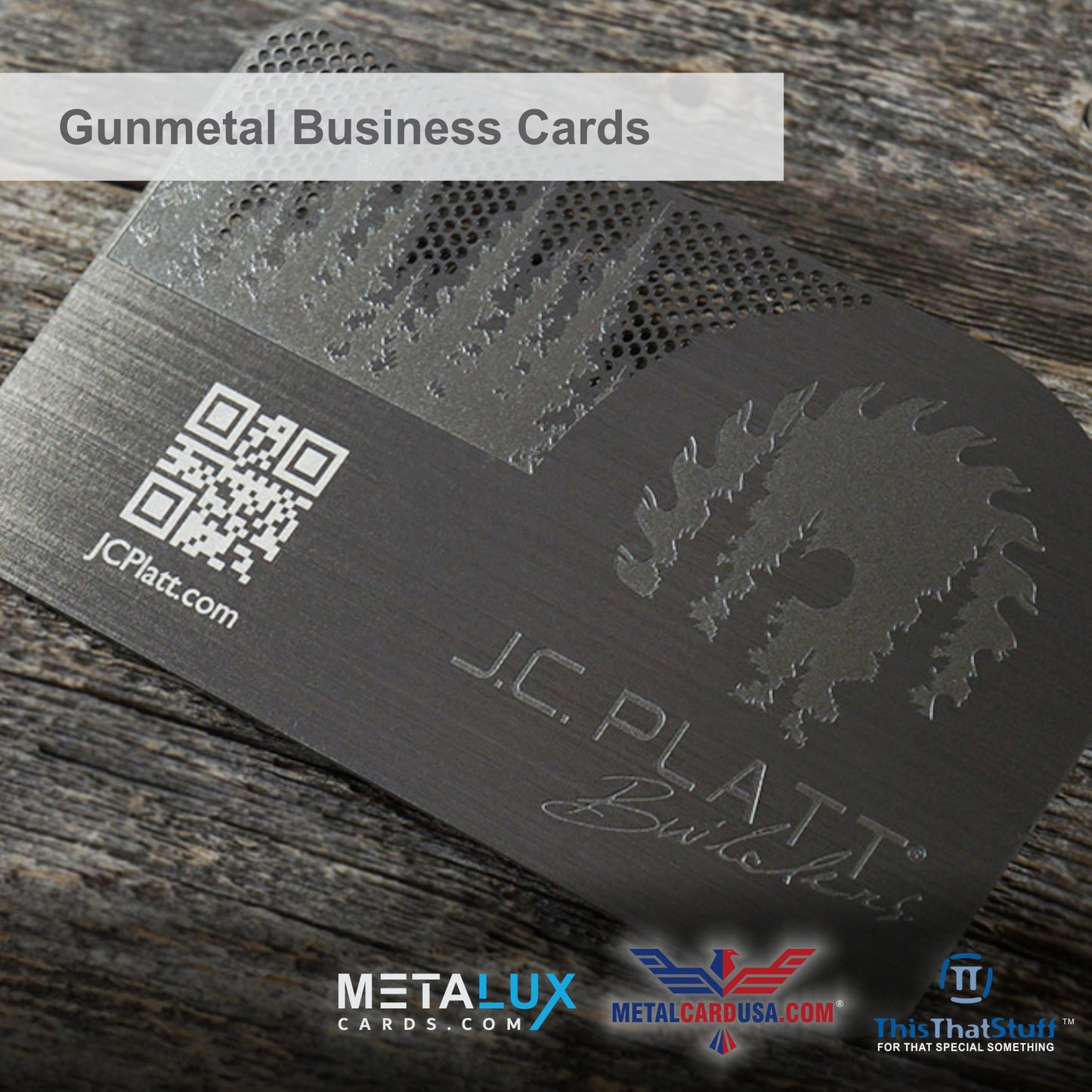 Metalux Gunmetal Business Cards | Membership Cards | VIP Cards | Gift Cards | Special Events