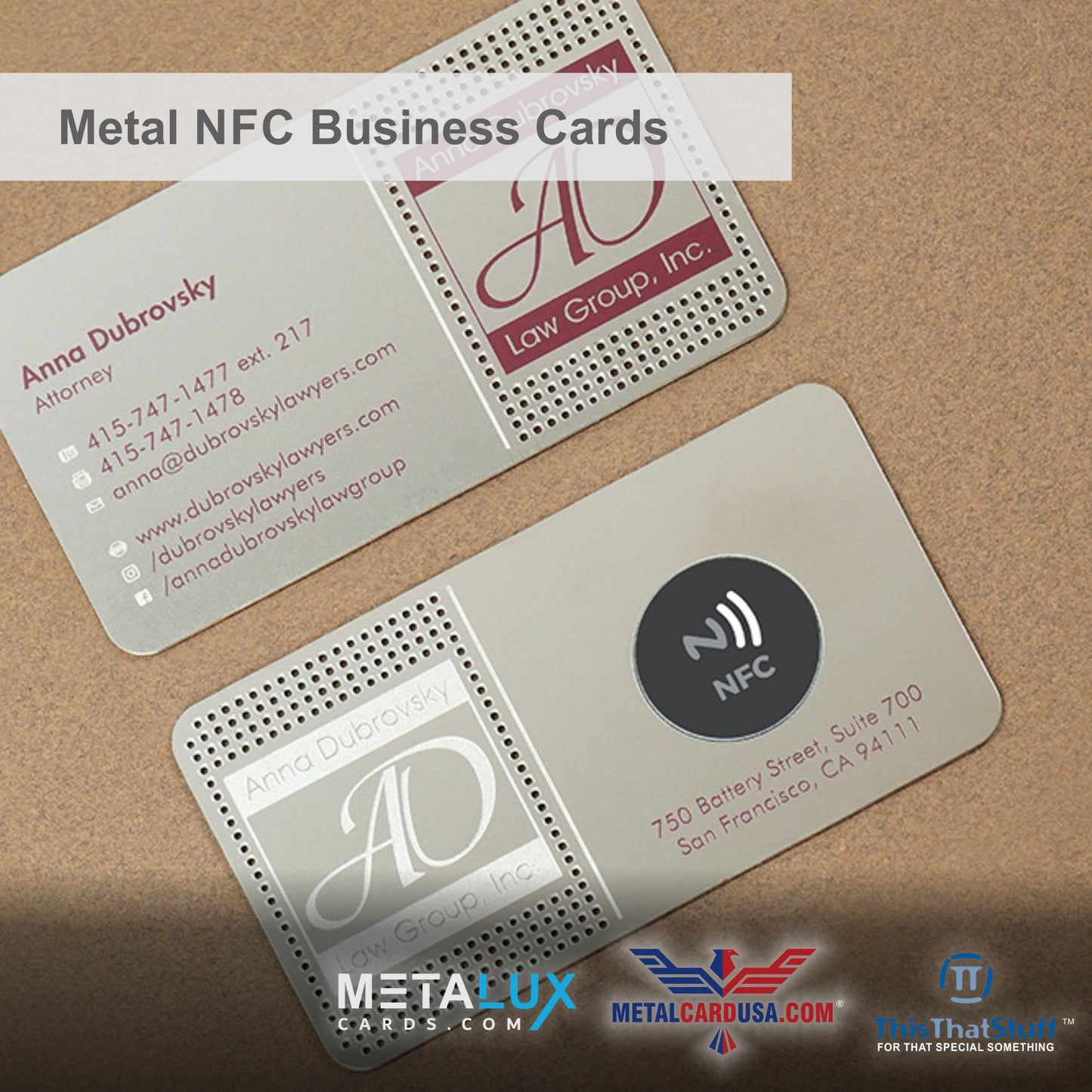 Metalux NFC Metal Business Cards | Membership Cards | VIP Cards | Gift Cards | Special Events