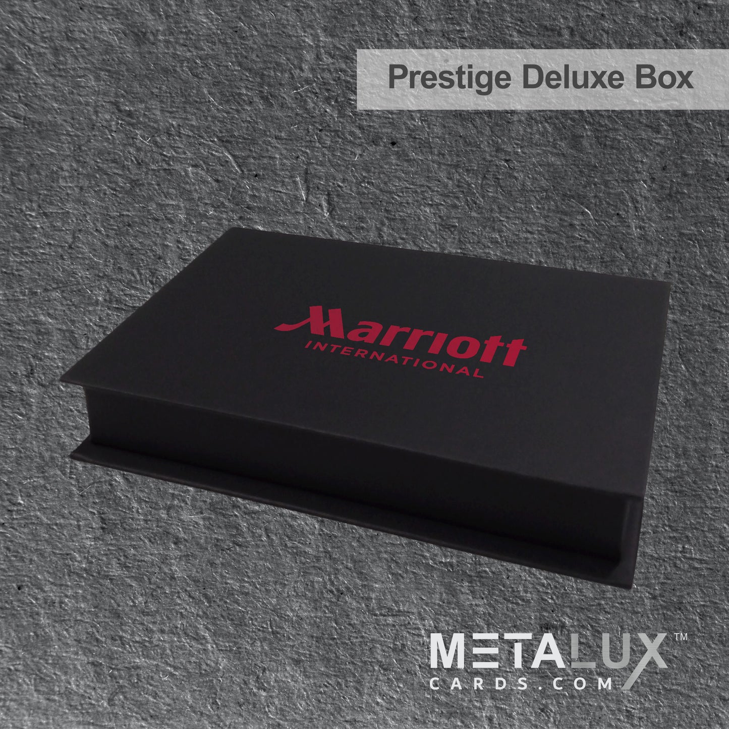 PRESTIGE Deluxe Magnetic Card Holder Box – Custom Printed Card Box with Exquisite Matte Laminated Sleeve and Velvet Interior