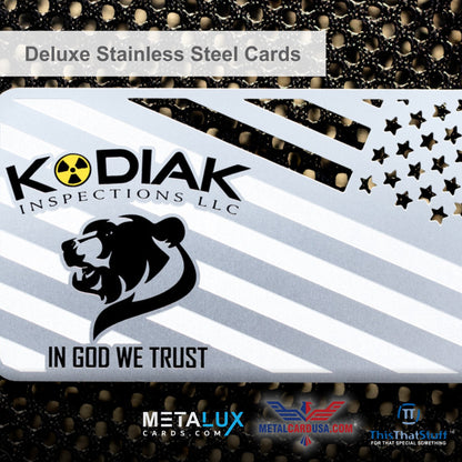Metalux Stainless Steel Business Cards | Multi Color Print | Membership Cards | VIP Cards | Gift Cards | Special Events