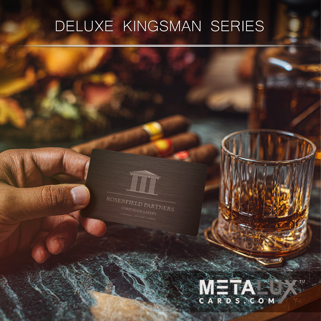 Deluxe Kingsman Series | Membership Cards | Engraved Business Cards | VIP Cards | Gift Cards | Special Events